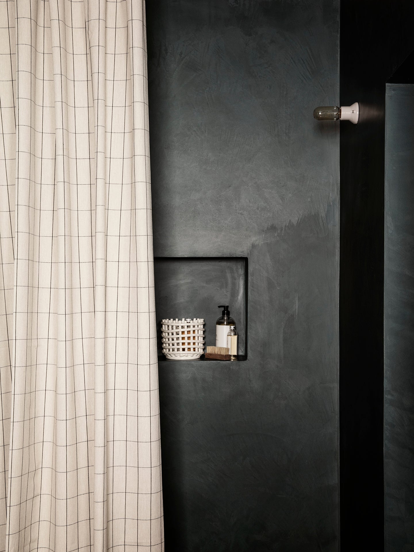 Chambray Shower Curtain - More Options