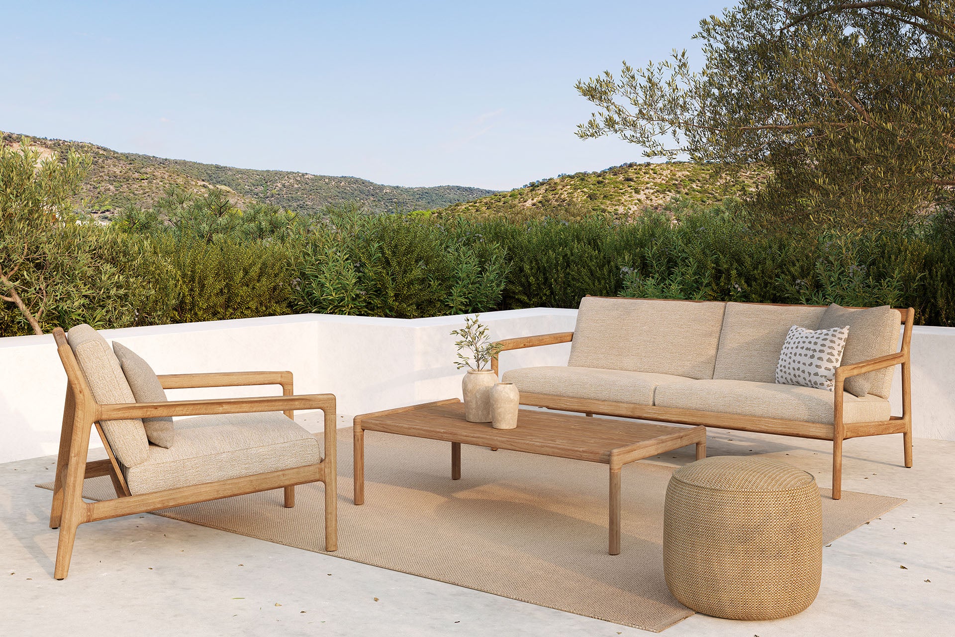 Donut Outdoor Pouf - More Options