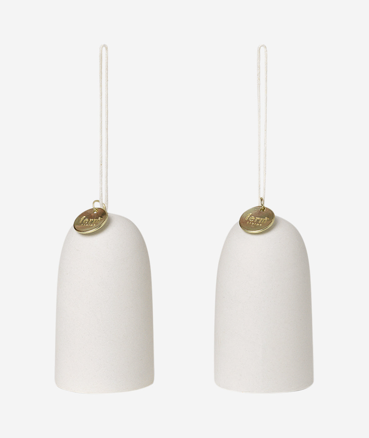 Bell Ceramic Ornaments Set/2