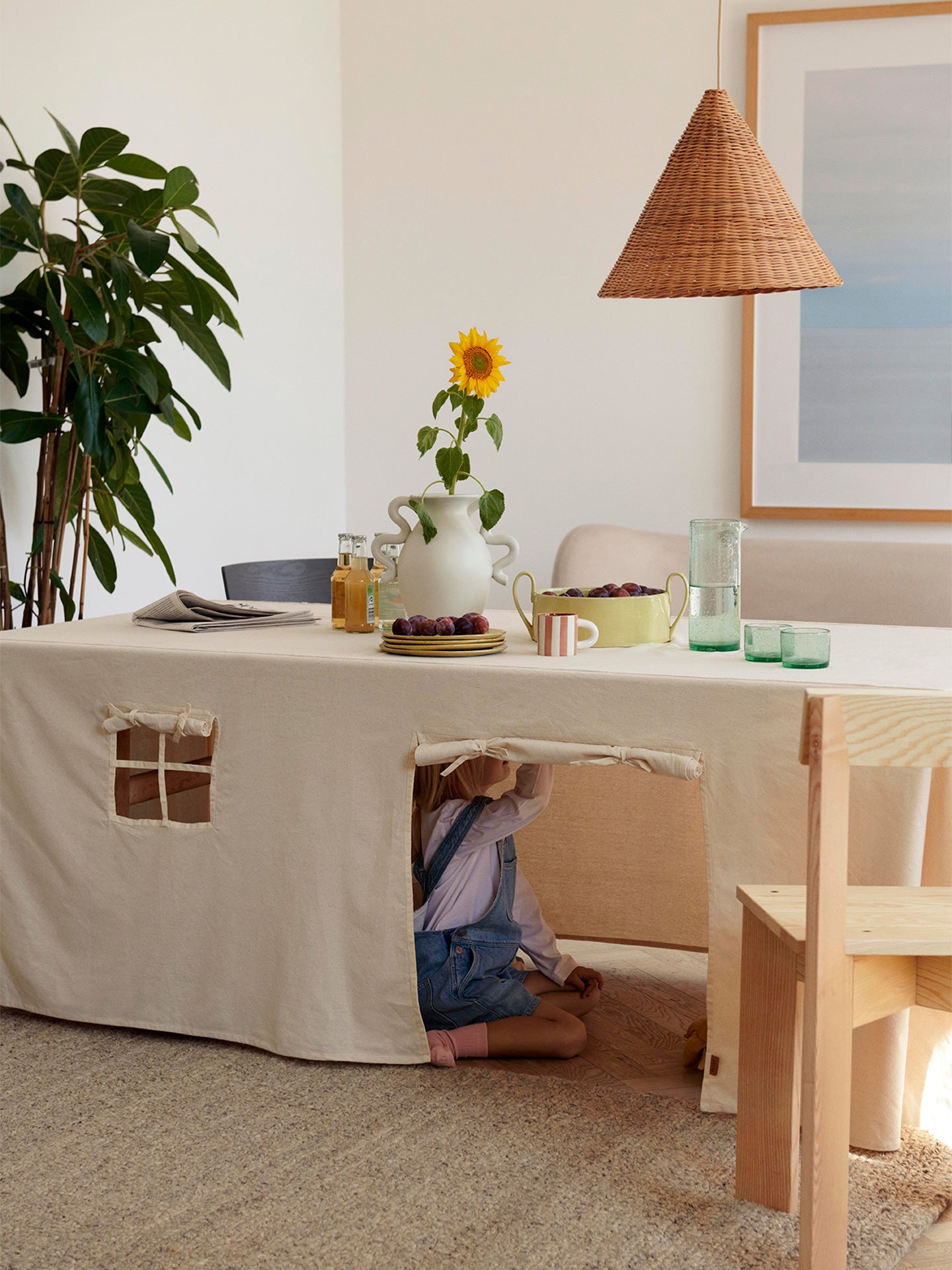 Settle Table Cloth House - BEAM