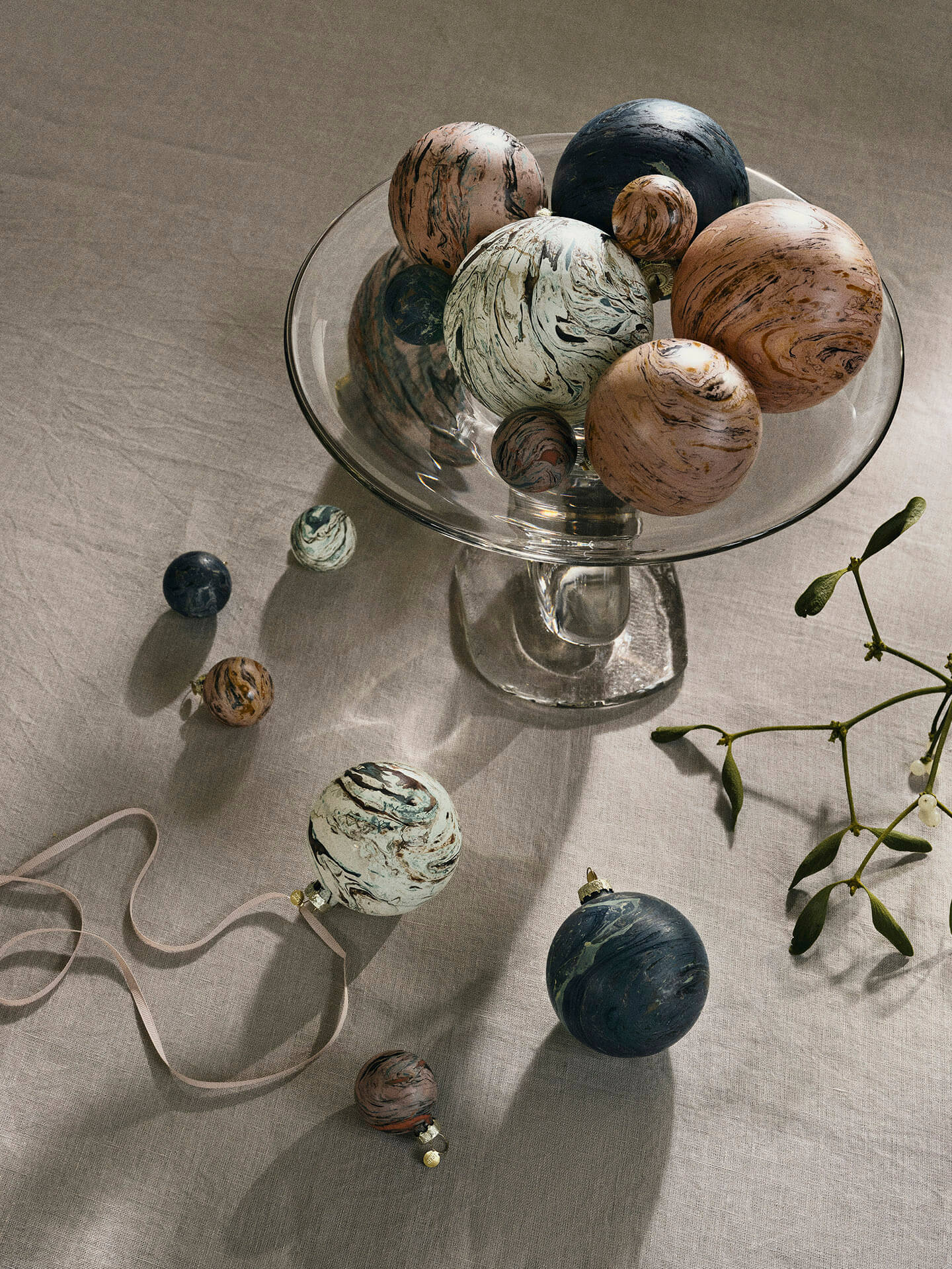 Marble Baubles Set - More Options