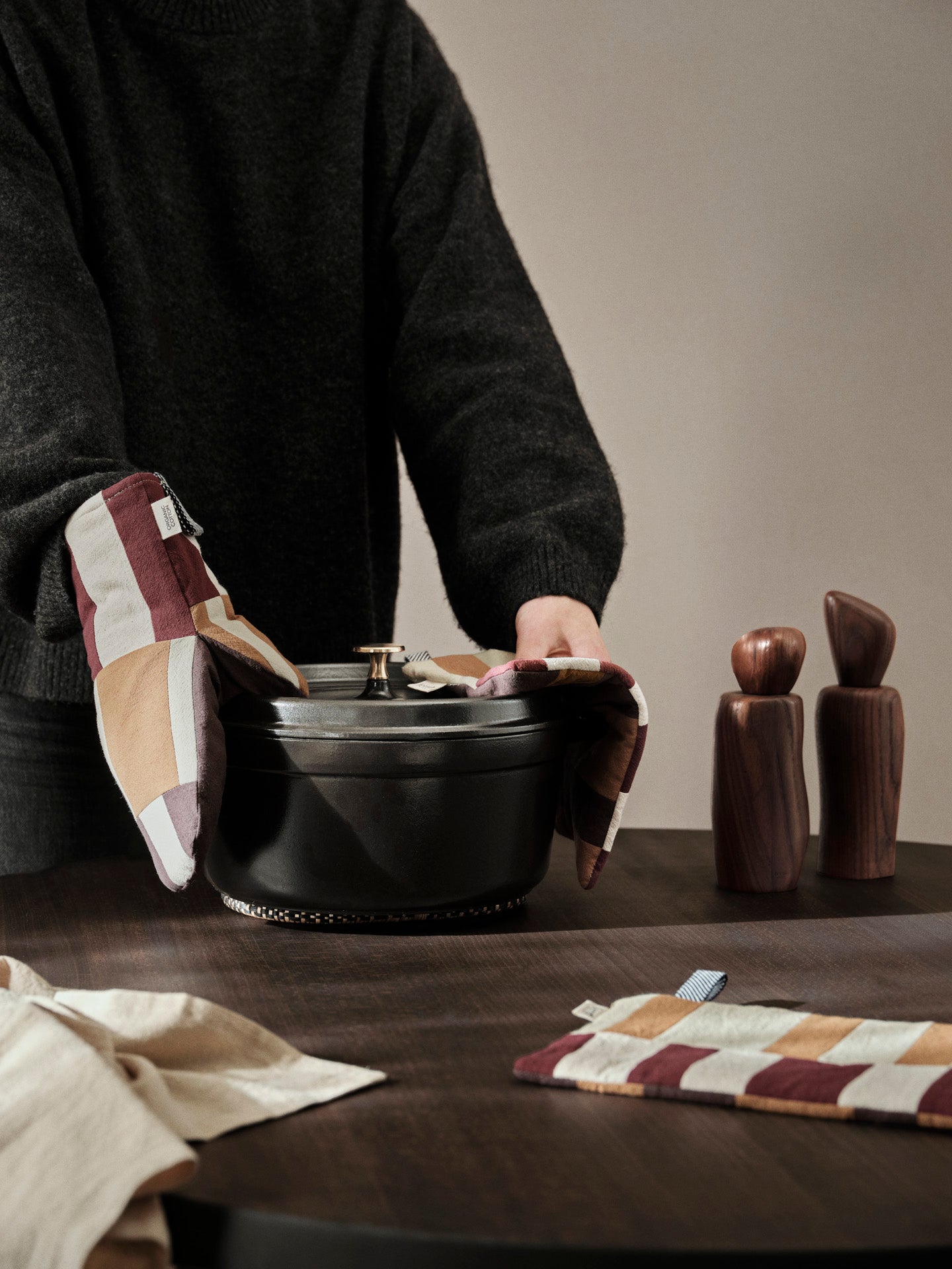 Section Oven Mitt + Pot Holder