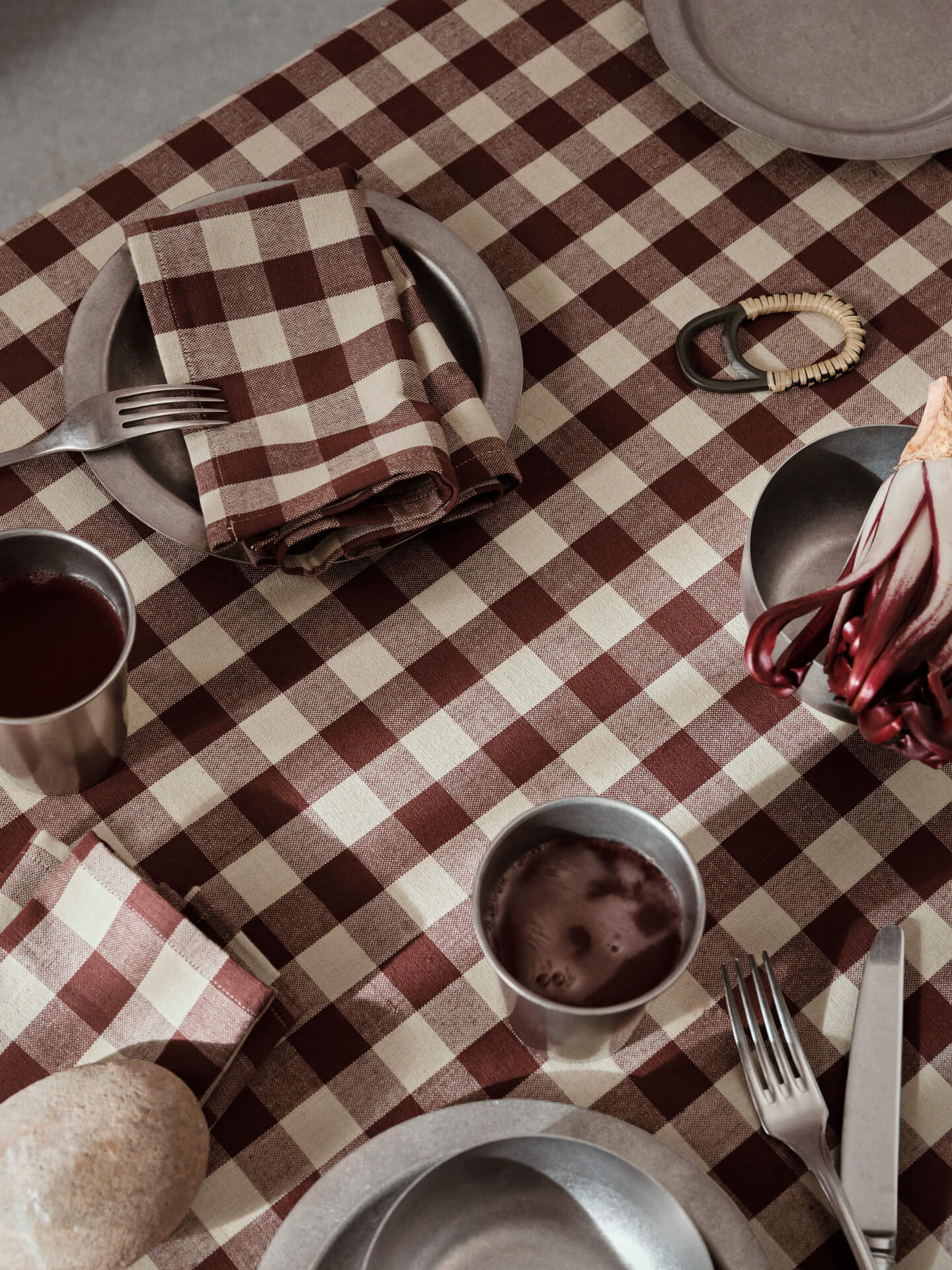 Bothy Check Napkins Set/4