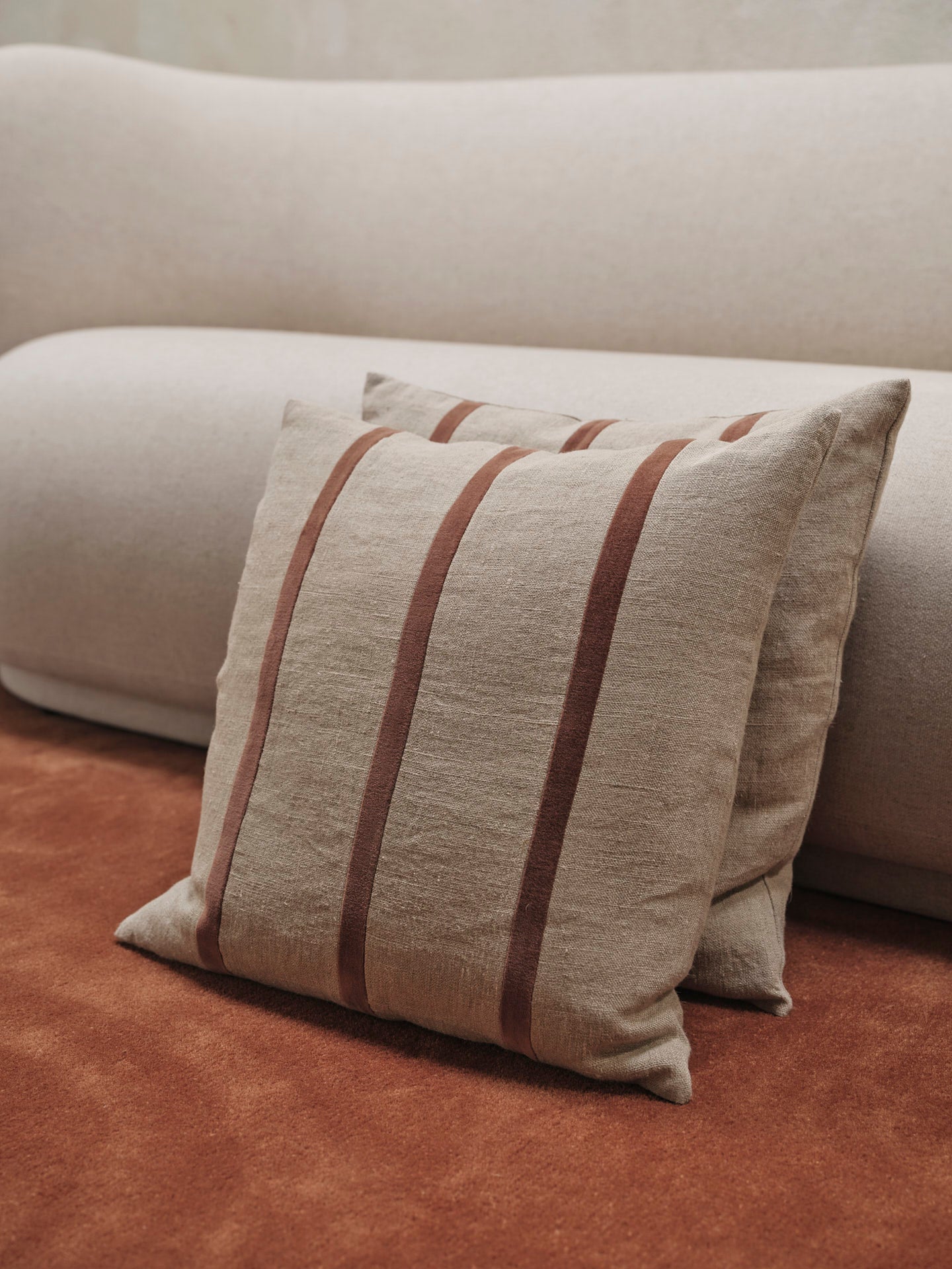 Senti Striped Pillow - More Options