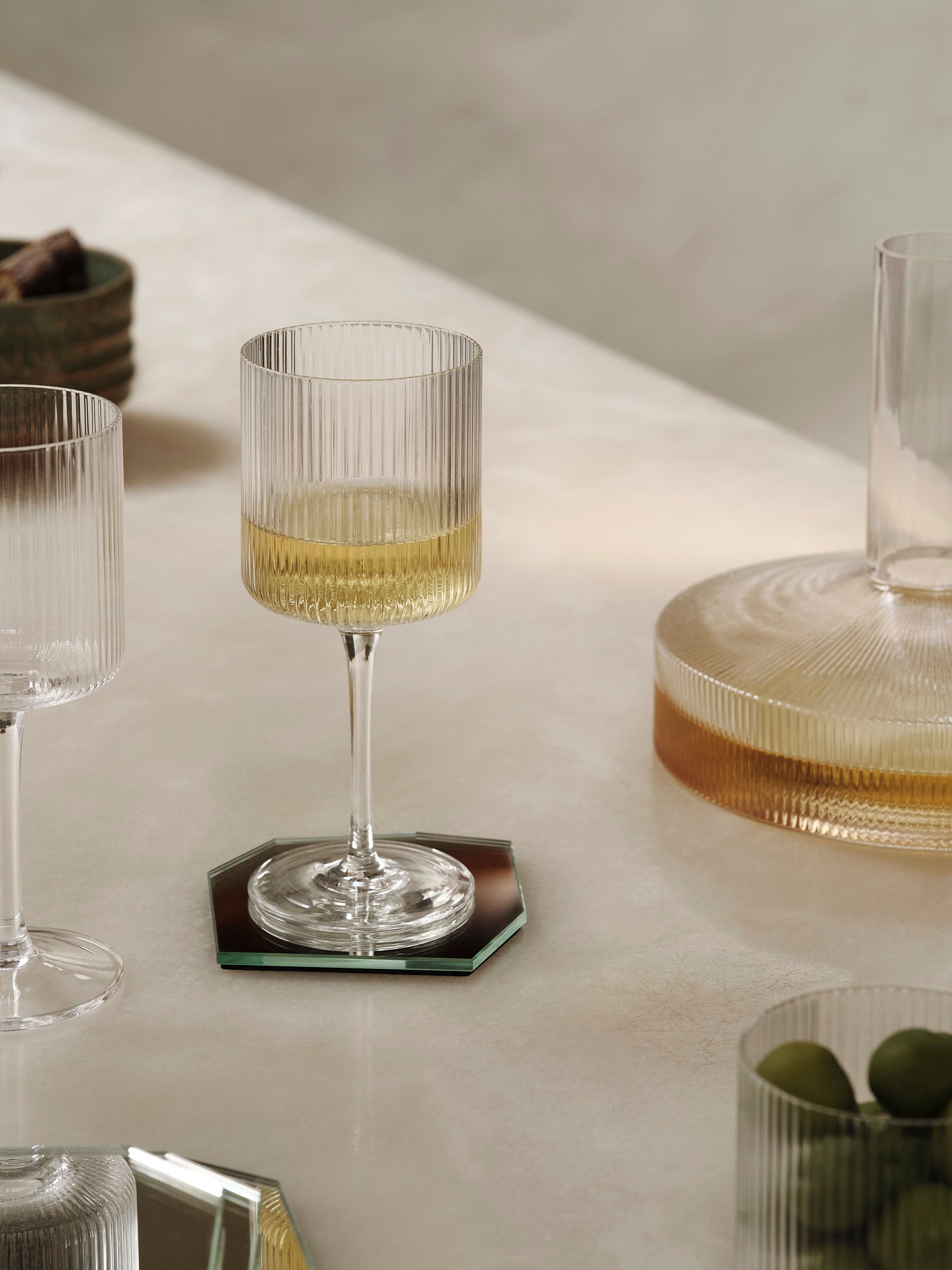 Ripple White Wine Glass Set/2 - More Options