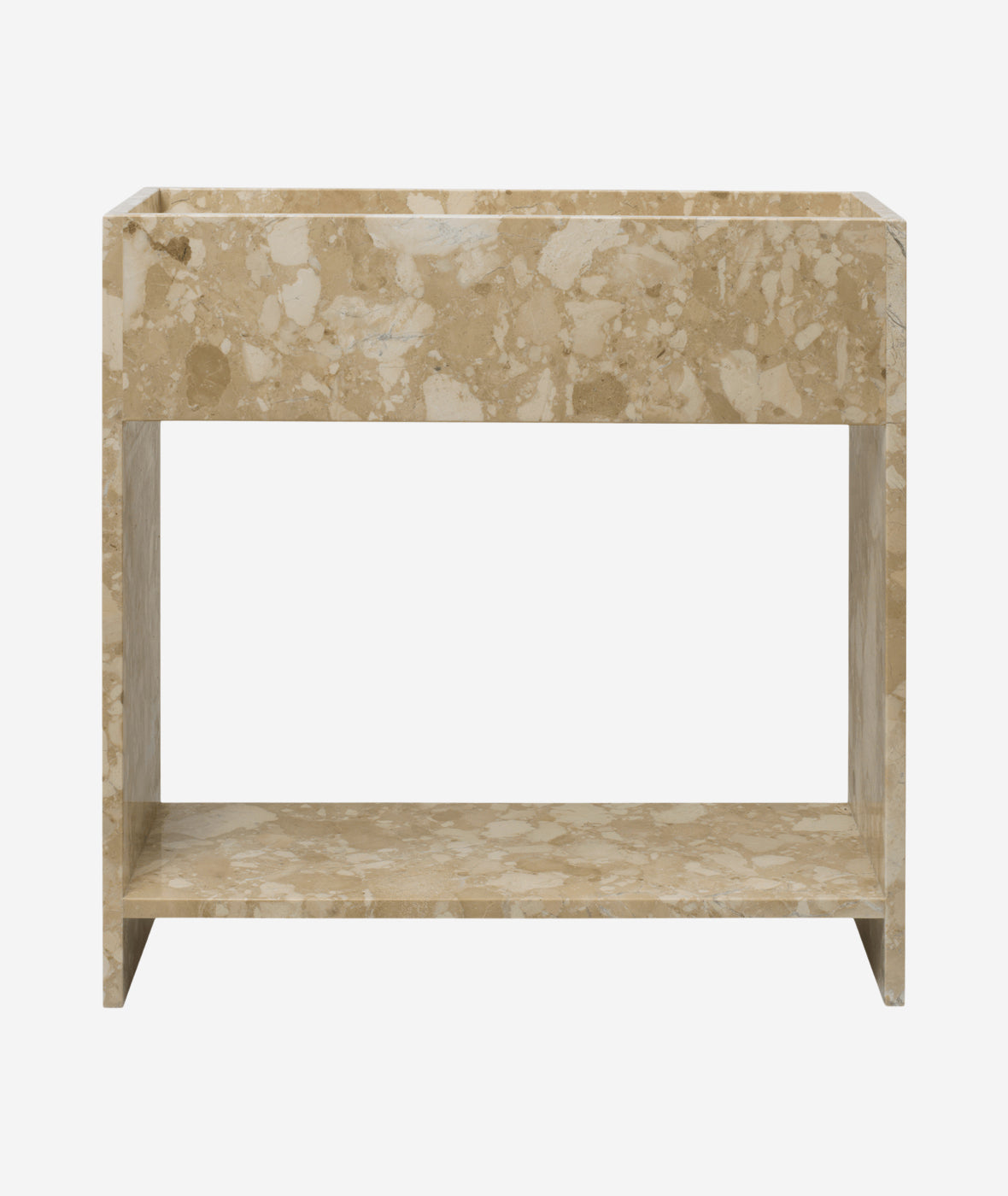 Stone Plant Box With Shelf