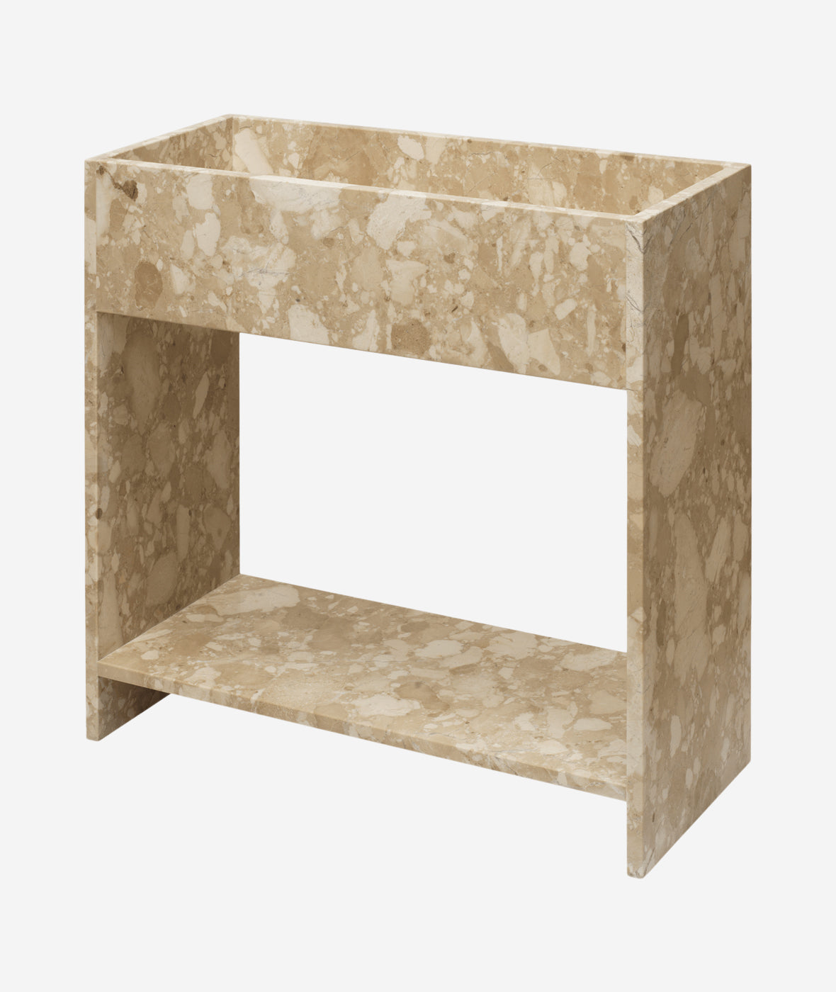 Stone Plant Box With Shelf