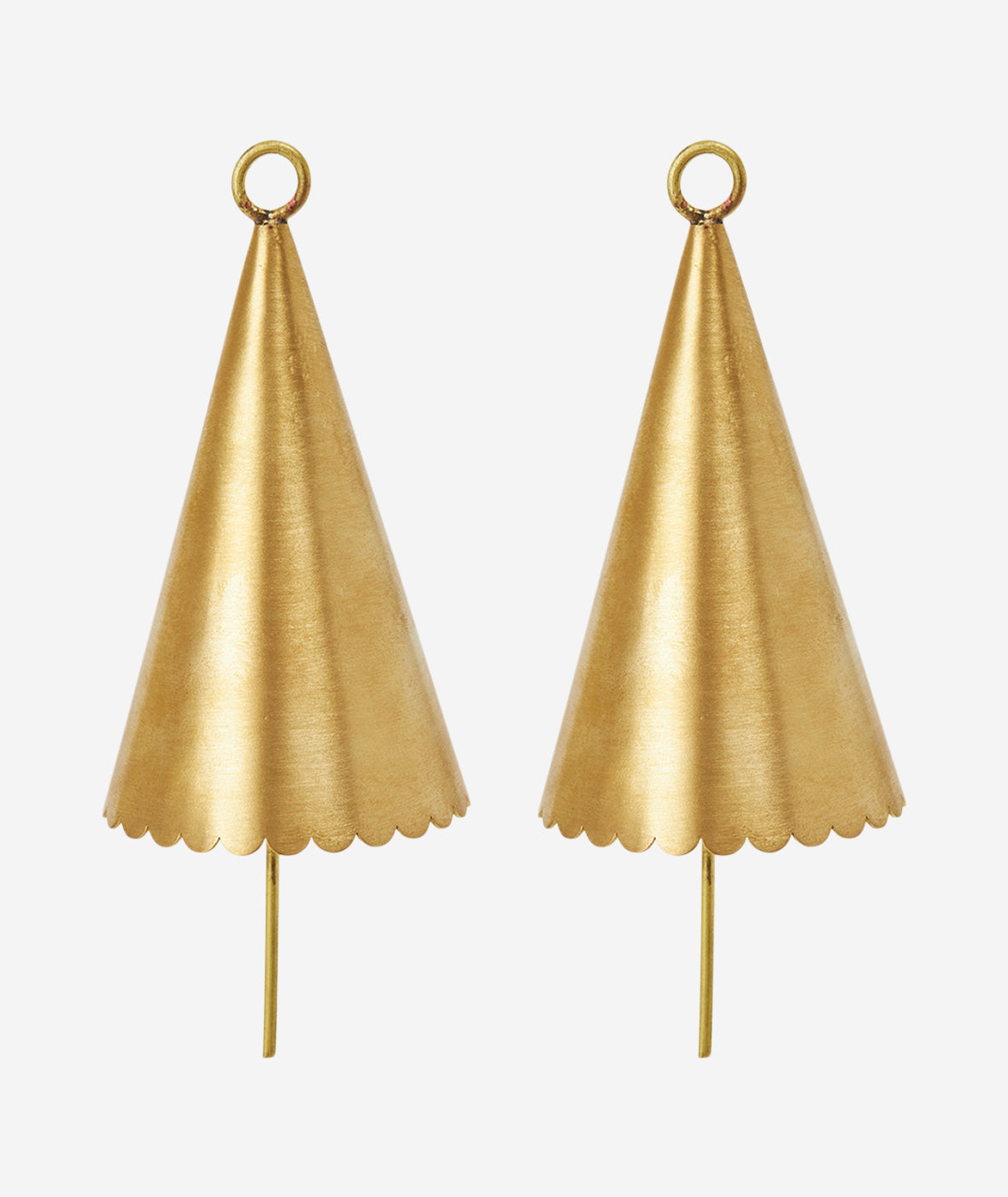 Cone Bell Ornament Set/2