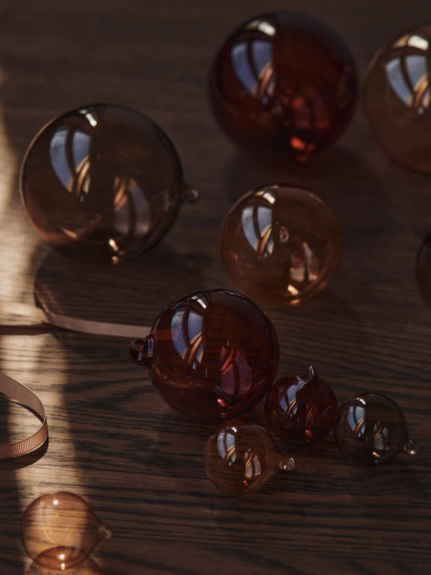 Glass Baubles Set/3 - More Options