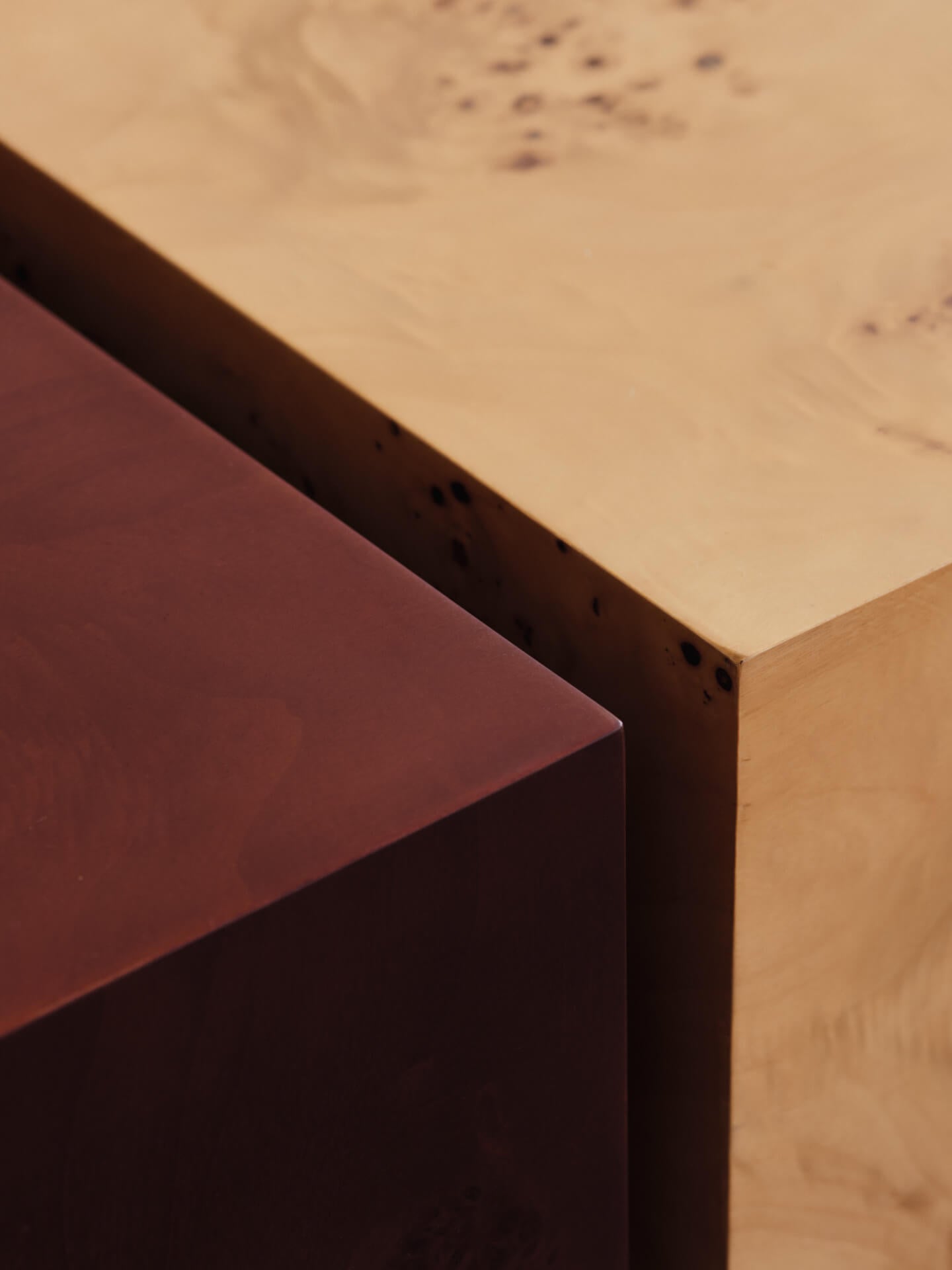 Burl Storage Coffee Table - More Options