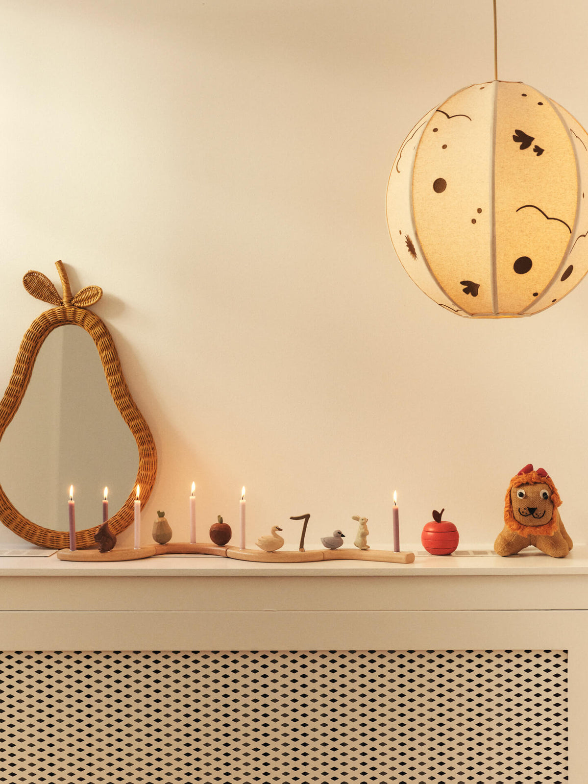 Pear Braided Mirror
