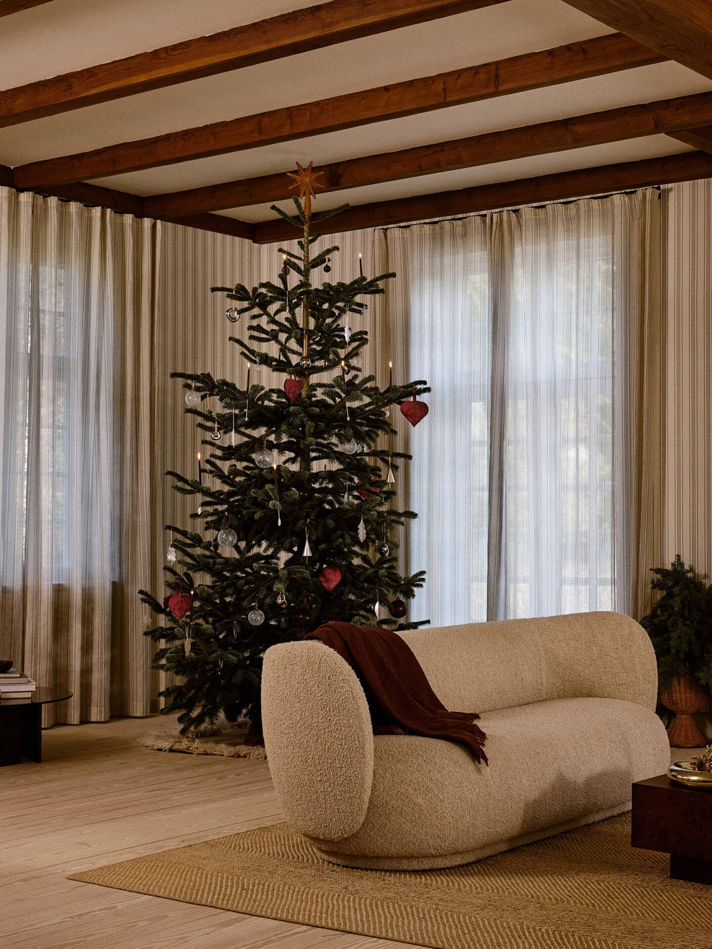Rattan Christmas Tree Top Star