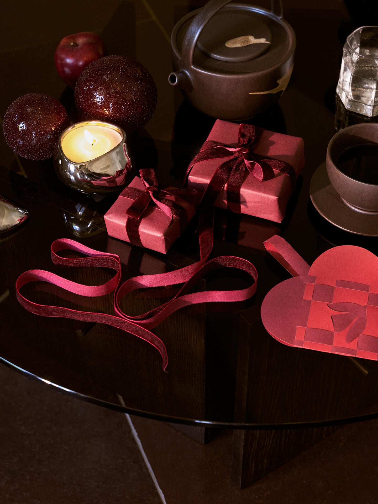 Flurry Glass Baubles Set/3 - More Options