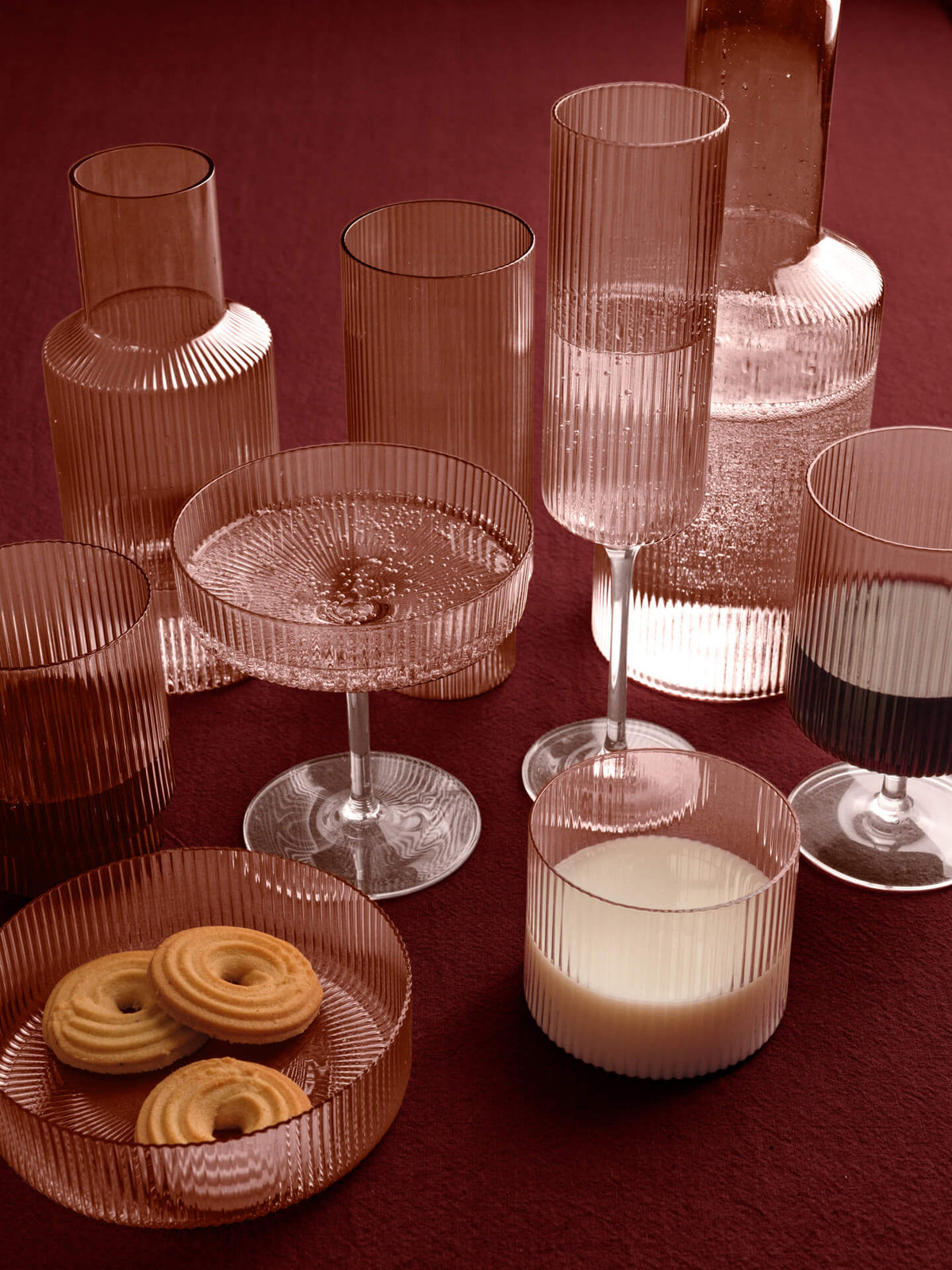 Ripple Champagne Flutes Set/2 - More Options