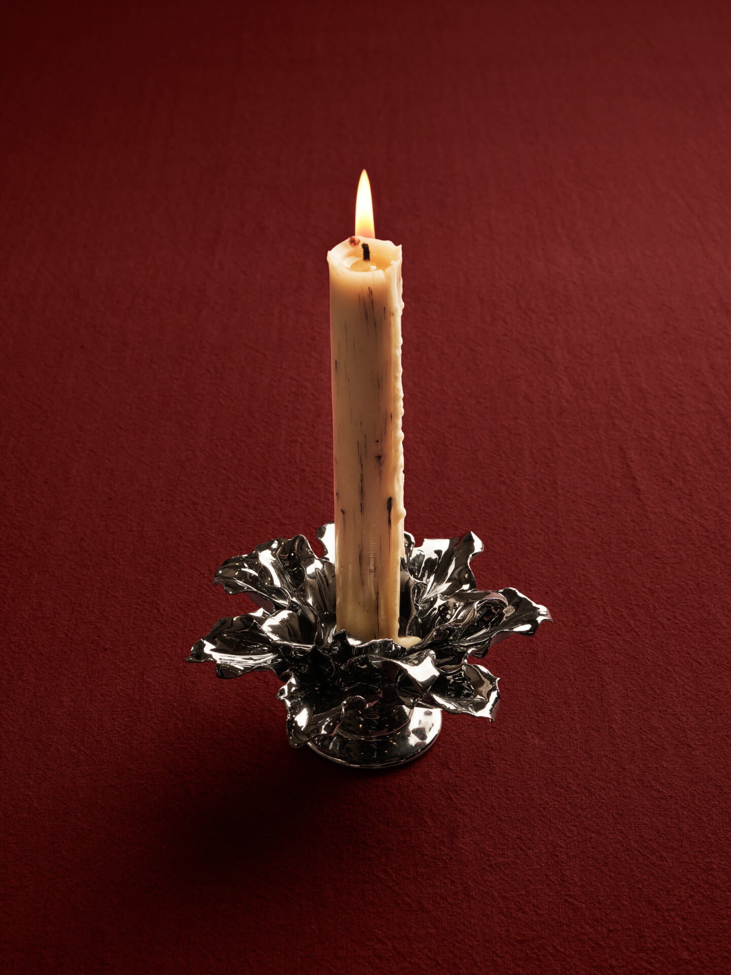 Holly Leaf Candle Holder - More Options