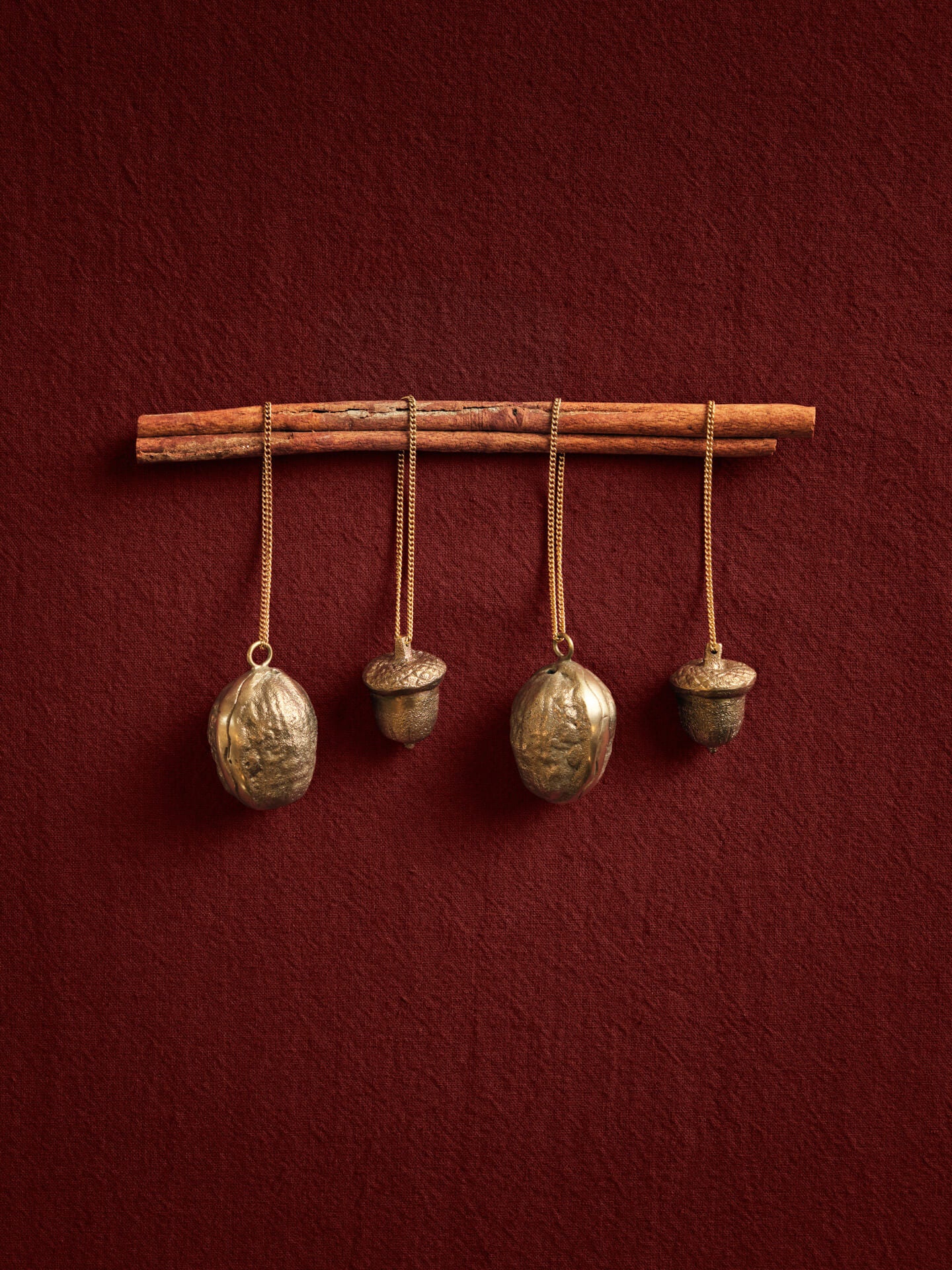 Acorn Ornaments Set/2