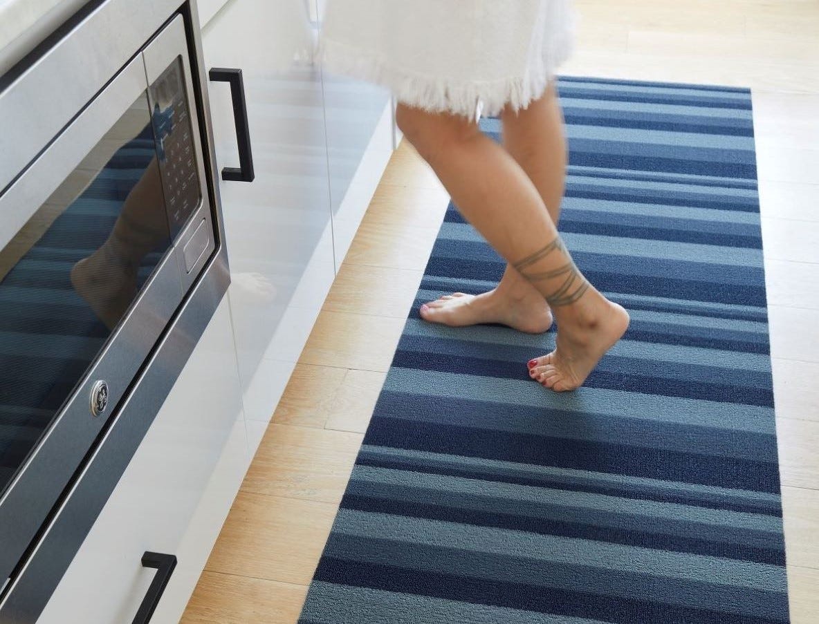 Bounce Stripe Shag Floormat - More Options