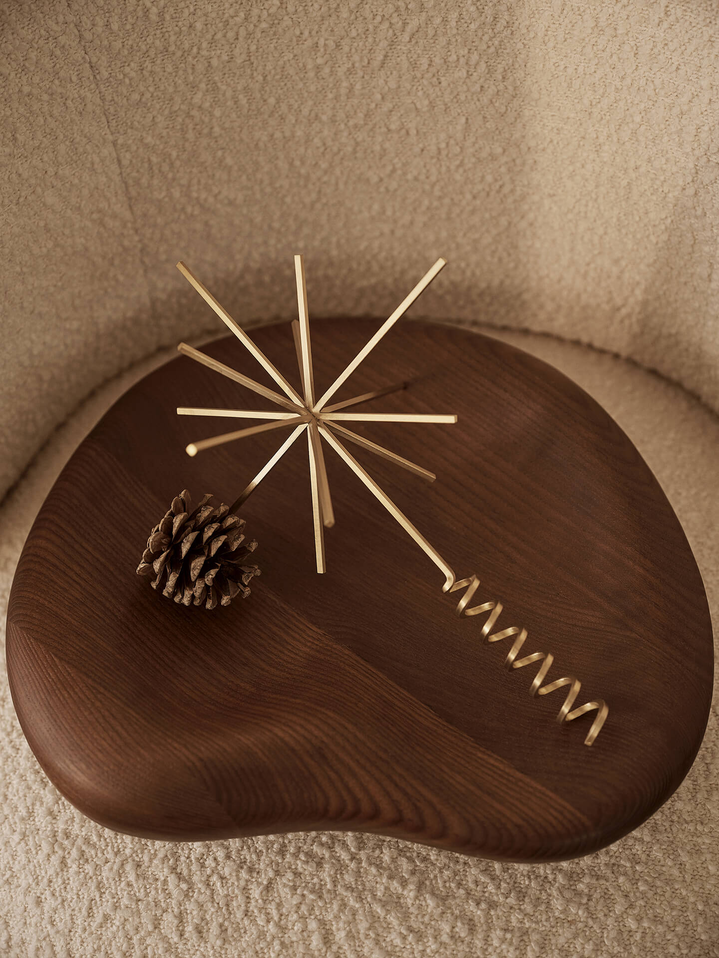 Brass Christmas Star Tree Topper