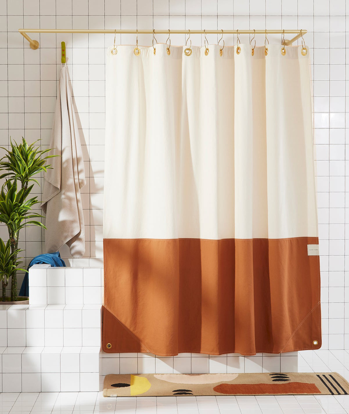 Orient Canvas Shower Curtain - More Options