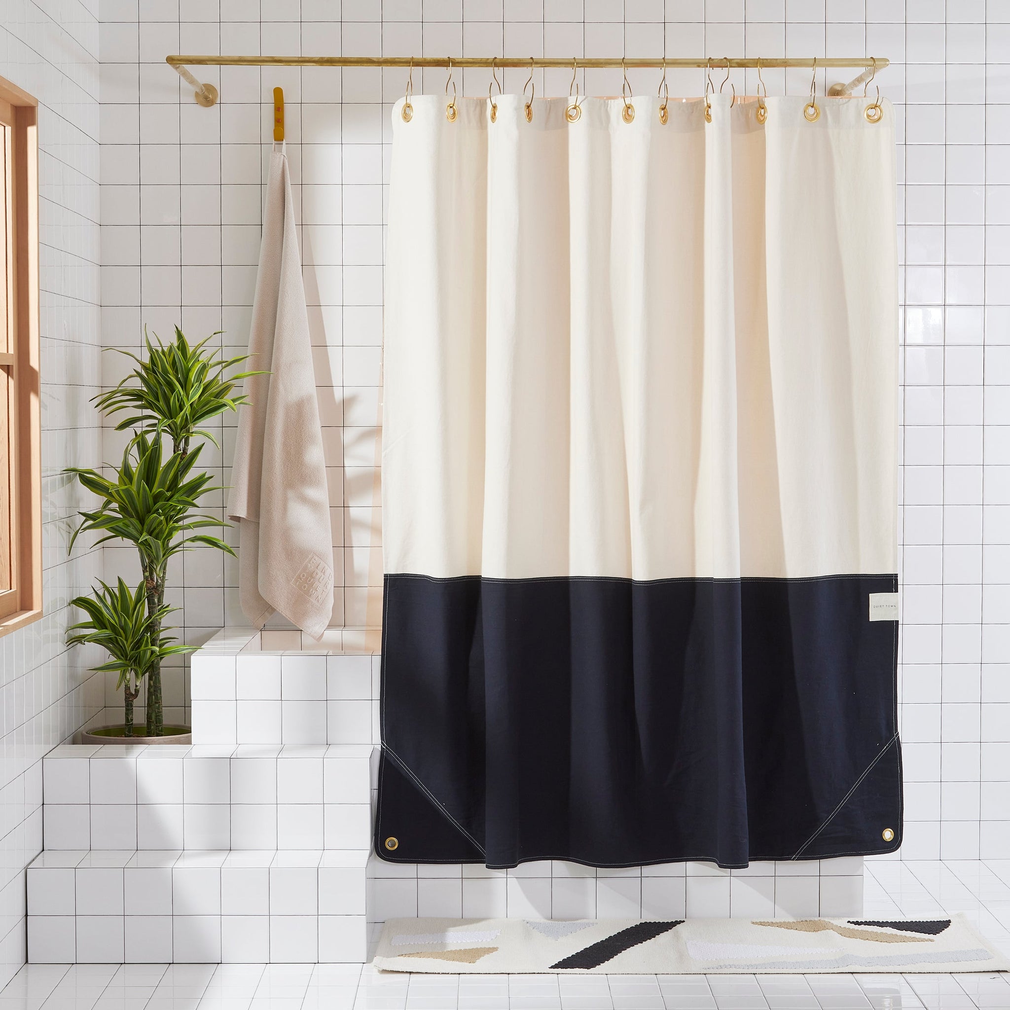 Orient Canvas Shower Curtain - More Options