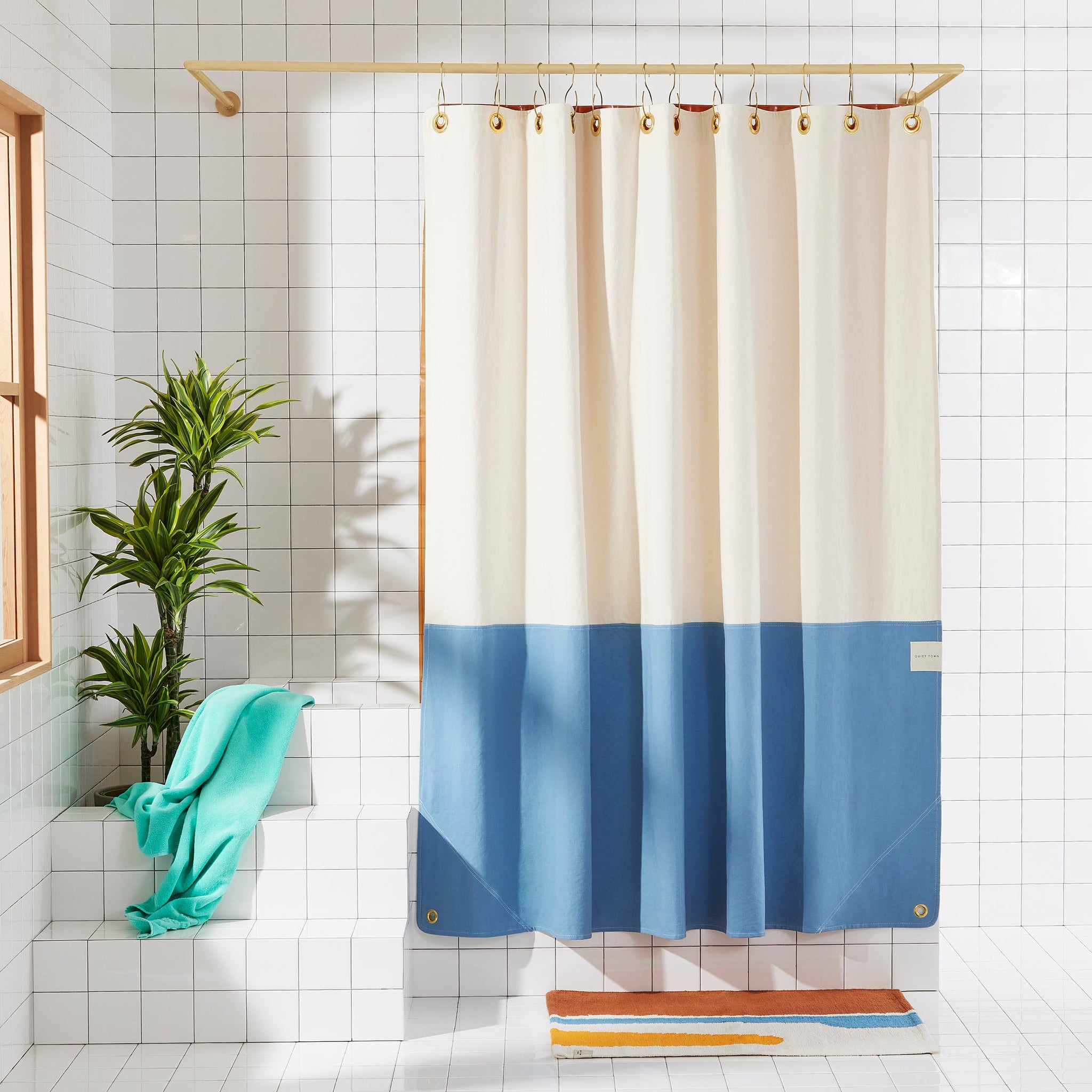 Orient Canvas Shower Curtain - More Options