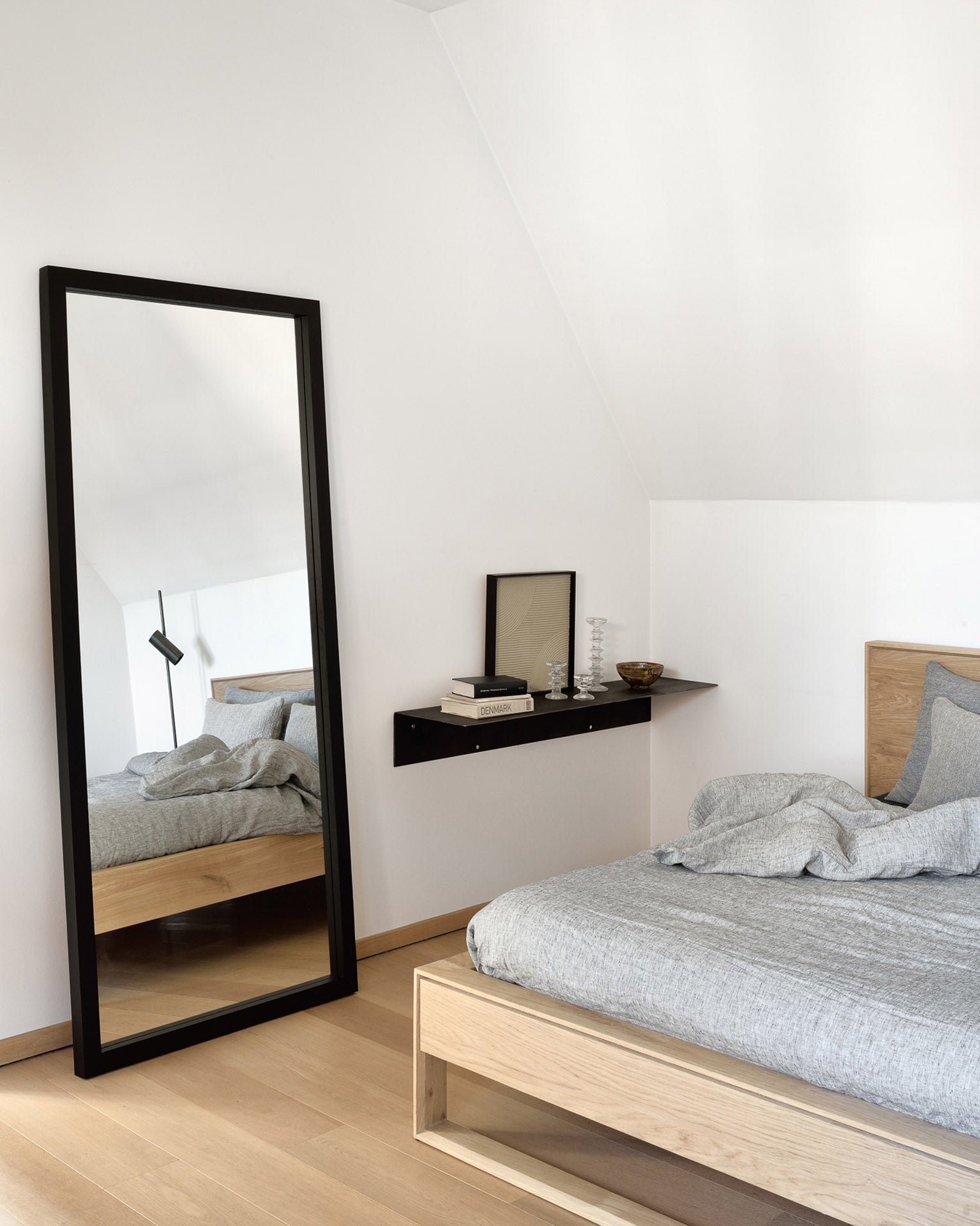 Light Frame Floor Mirror - More Options