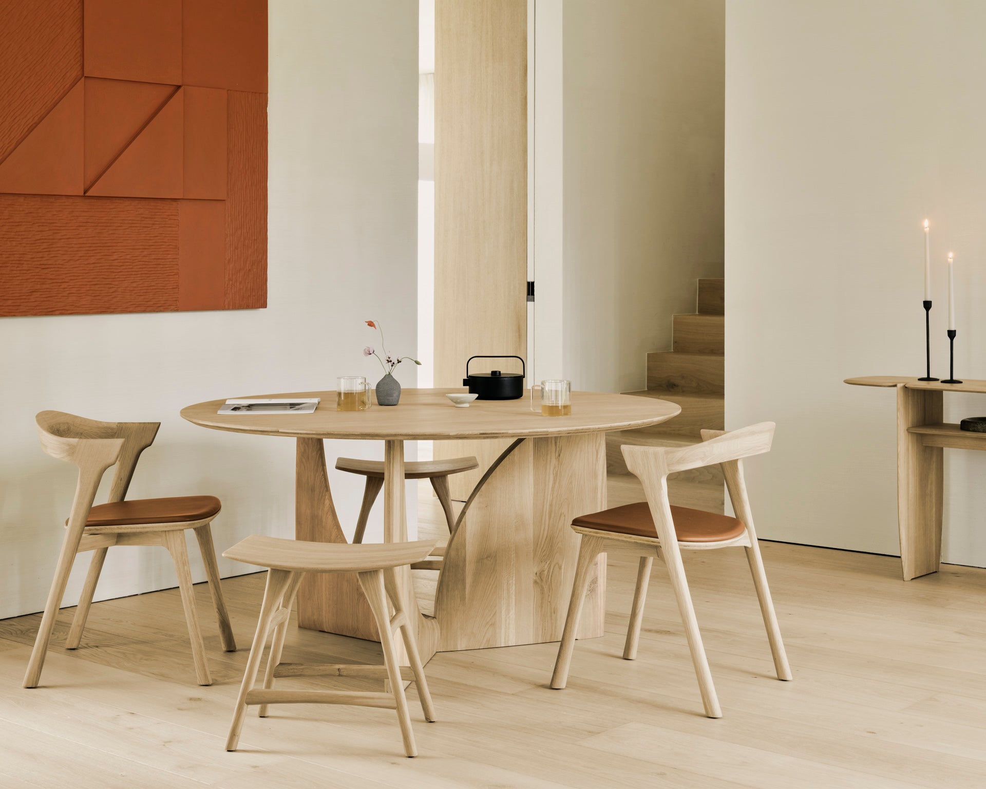 Geometric Round Dining Table - More Options