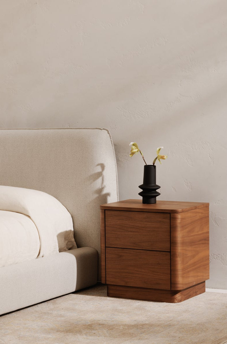 Round Off Nightstand - More Options - BEAM
