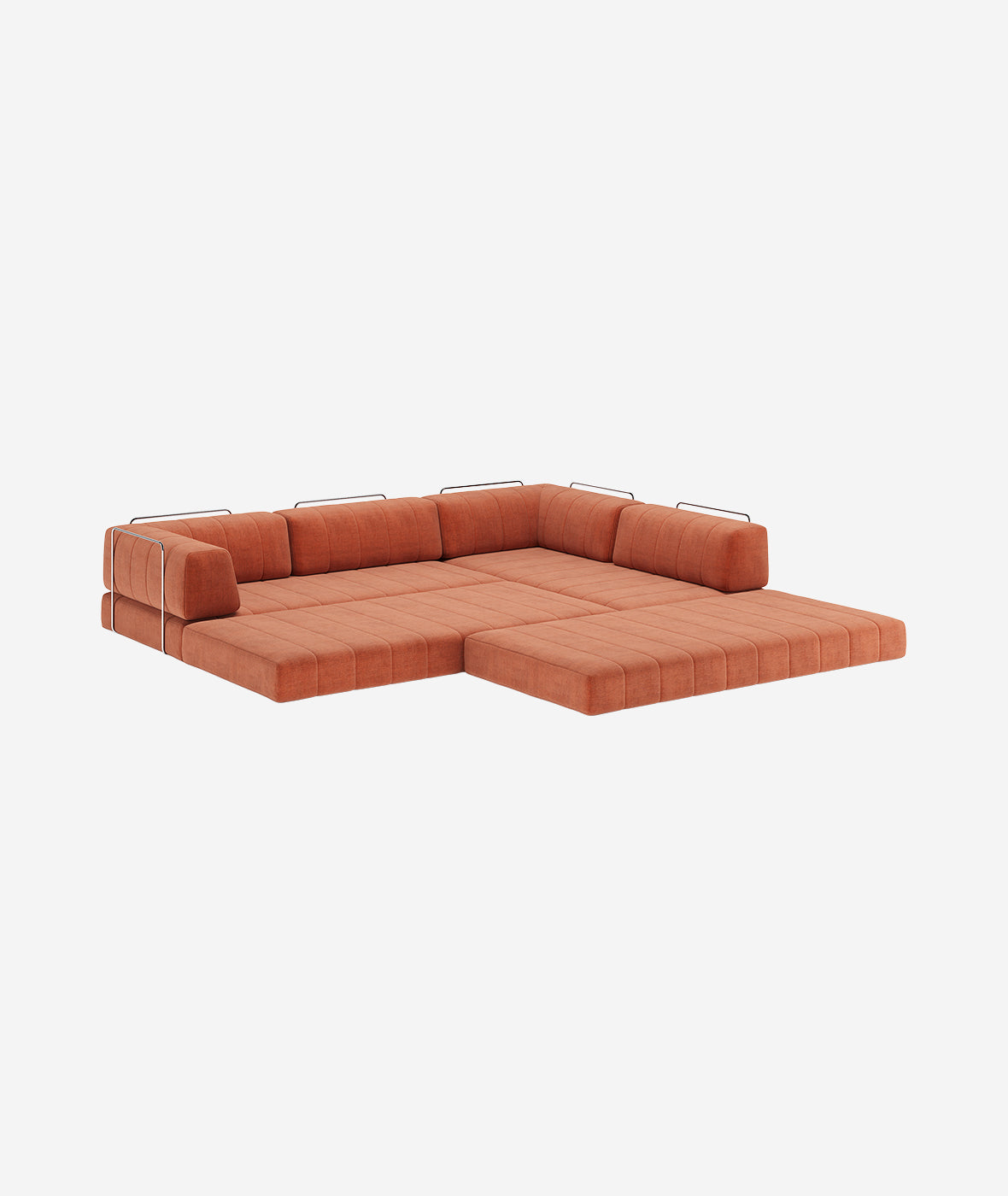 Cozypad Sleeper Sofa Corner w/Open End - More Options