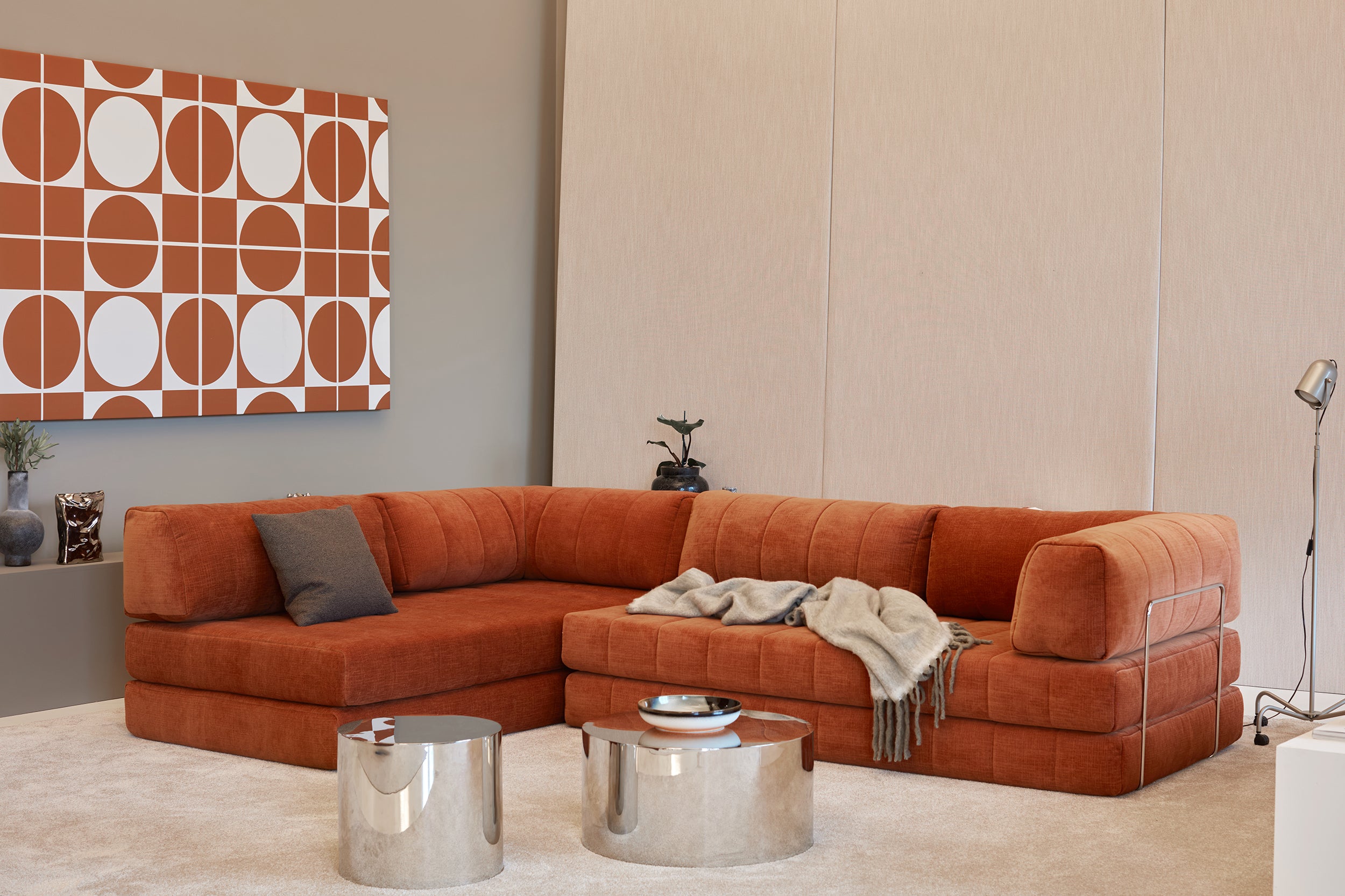 Cozypad Sleeper Sofa Corner w/Open End - More Options