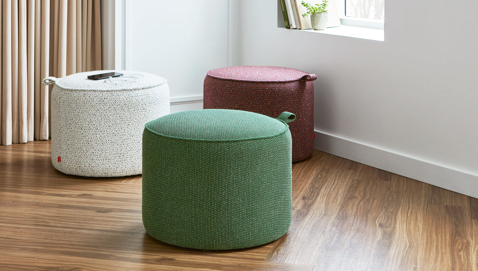 Drummond Pouf - More Options | BEAM