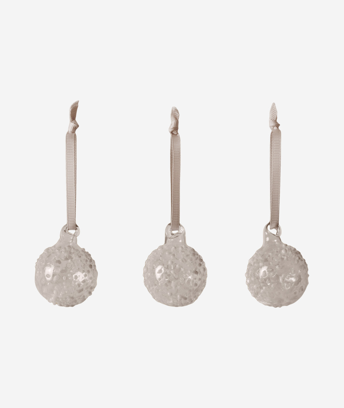 Flurry Glass Baubles Set/3 - More Options