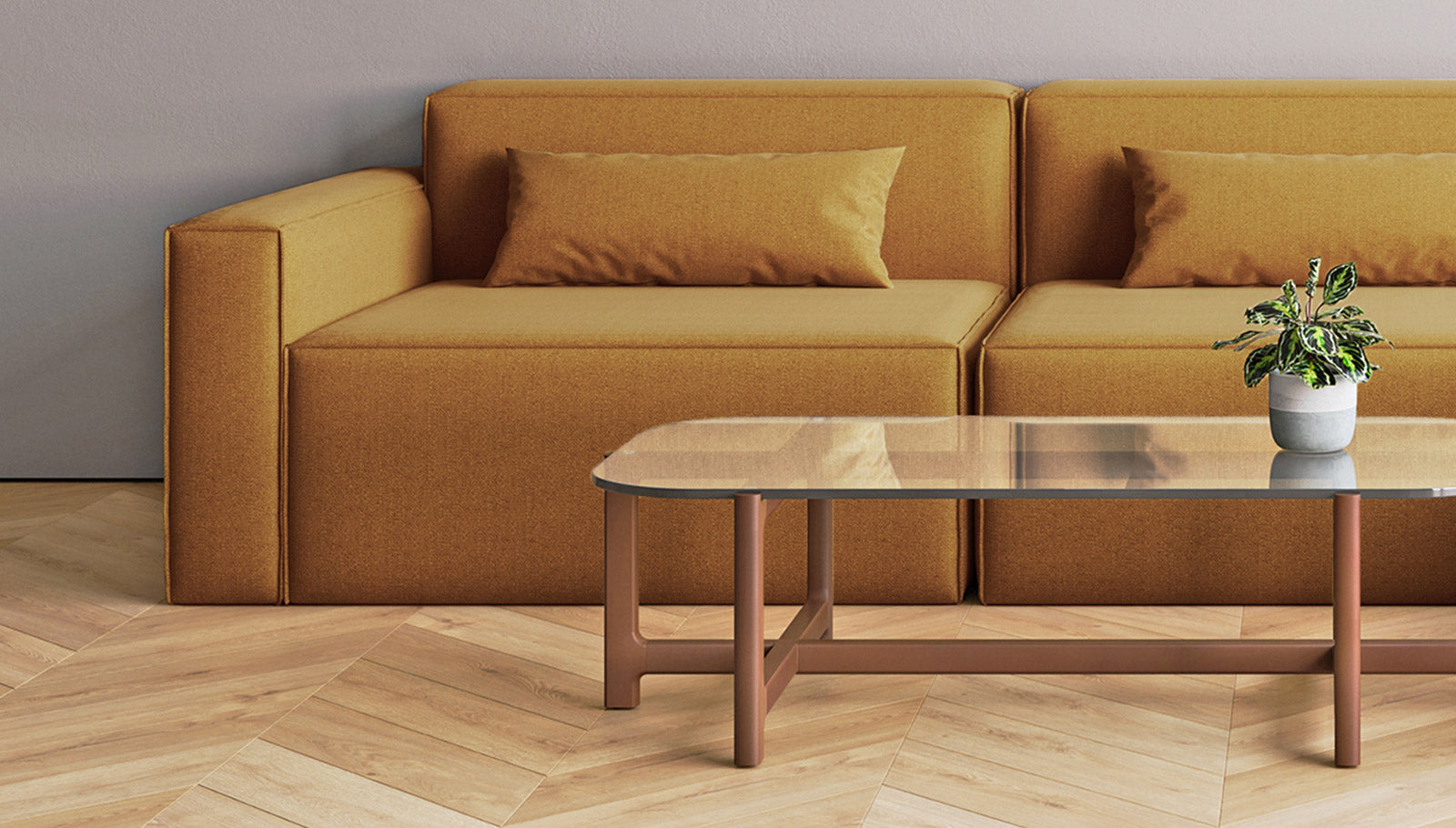 Mix Modular 2-PC Sectional - More Options - BEAM