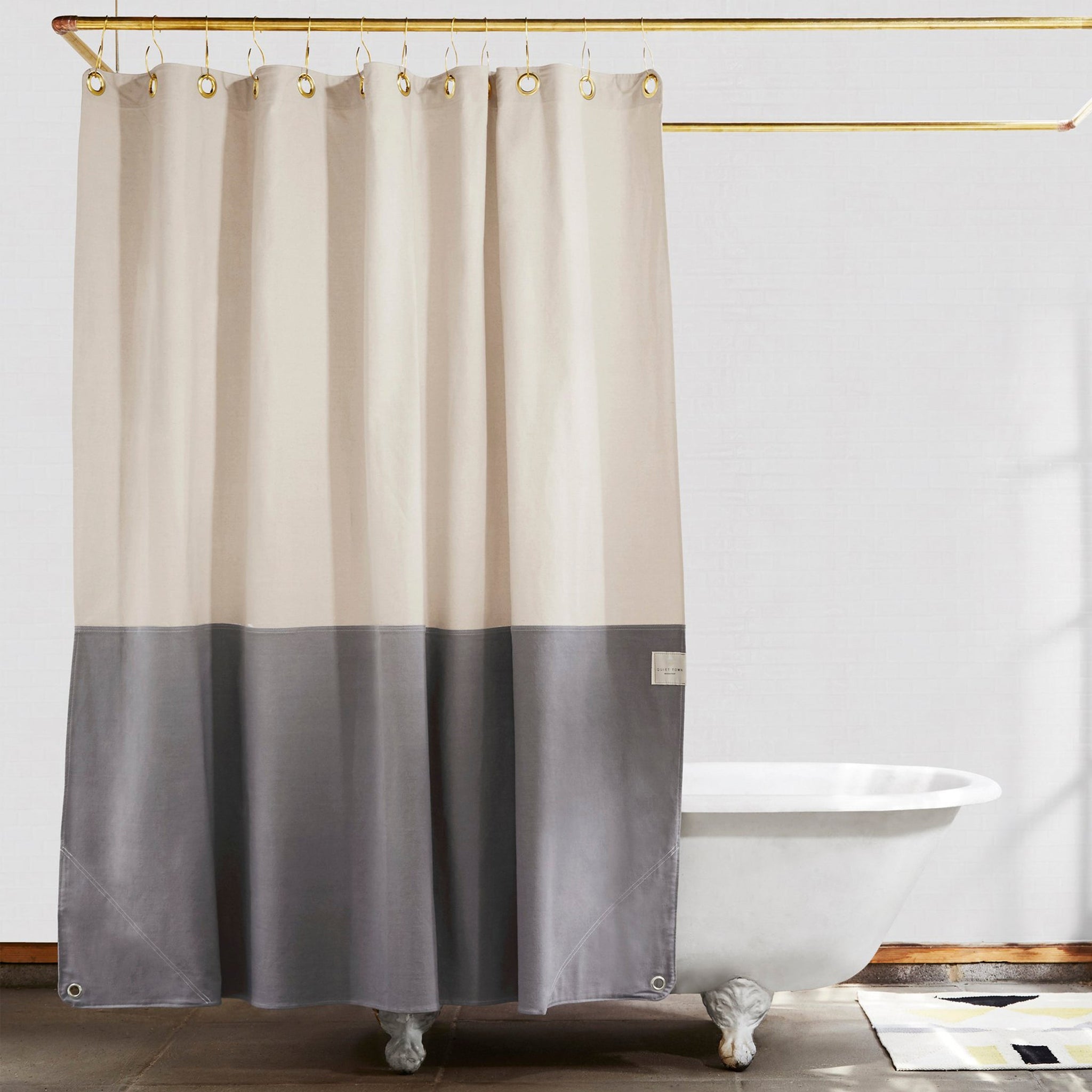 Orient Canvas Shower Curtain - More Options