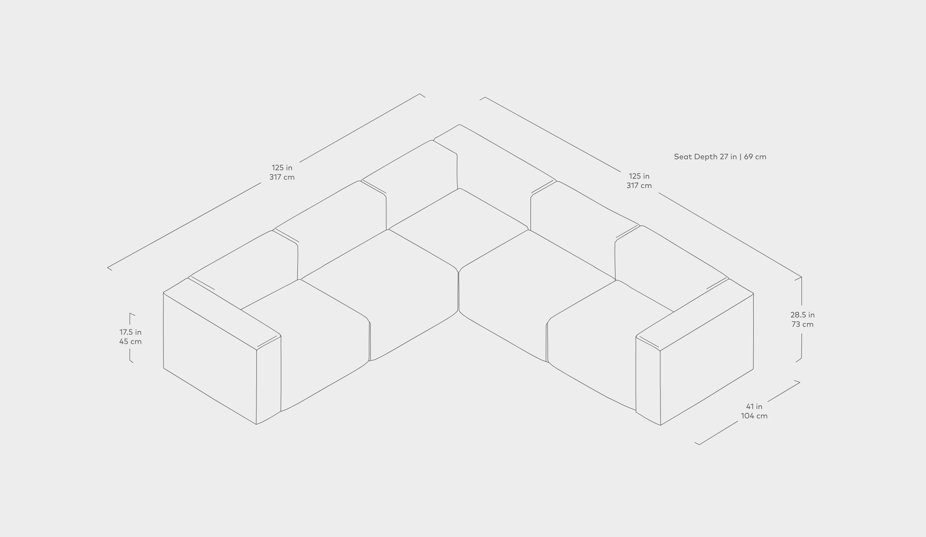 Nest Modular 5 PC Corner Sectional - More Options