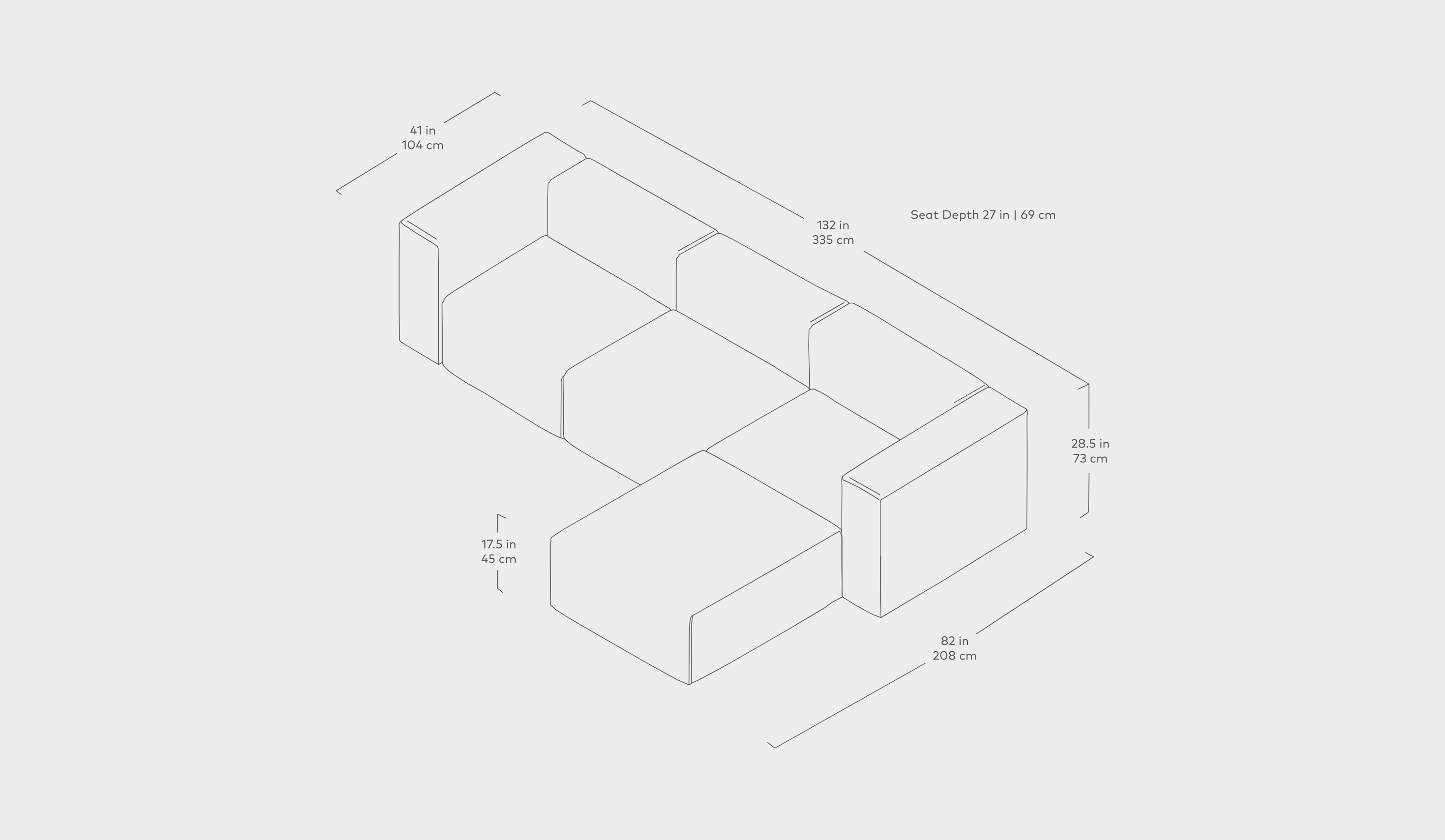 Nest Modular 4 PC Sectional - More Options