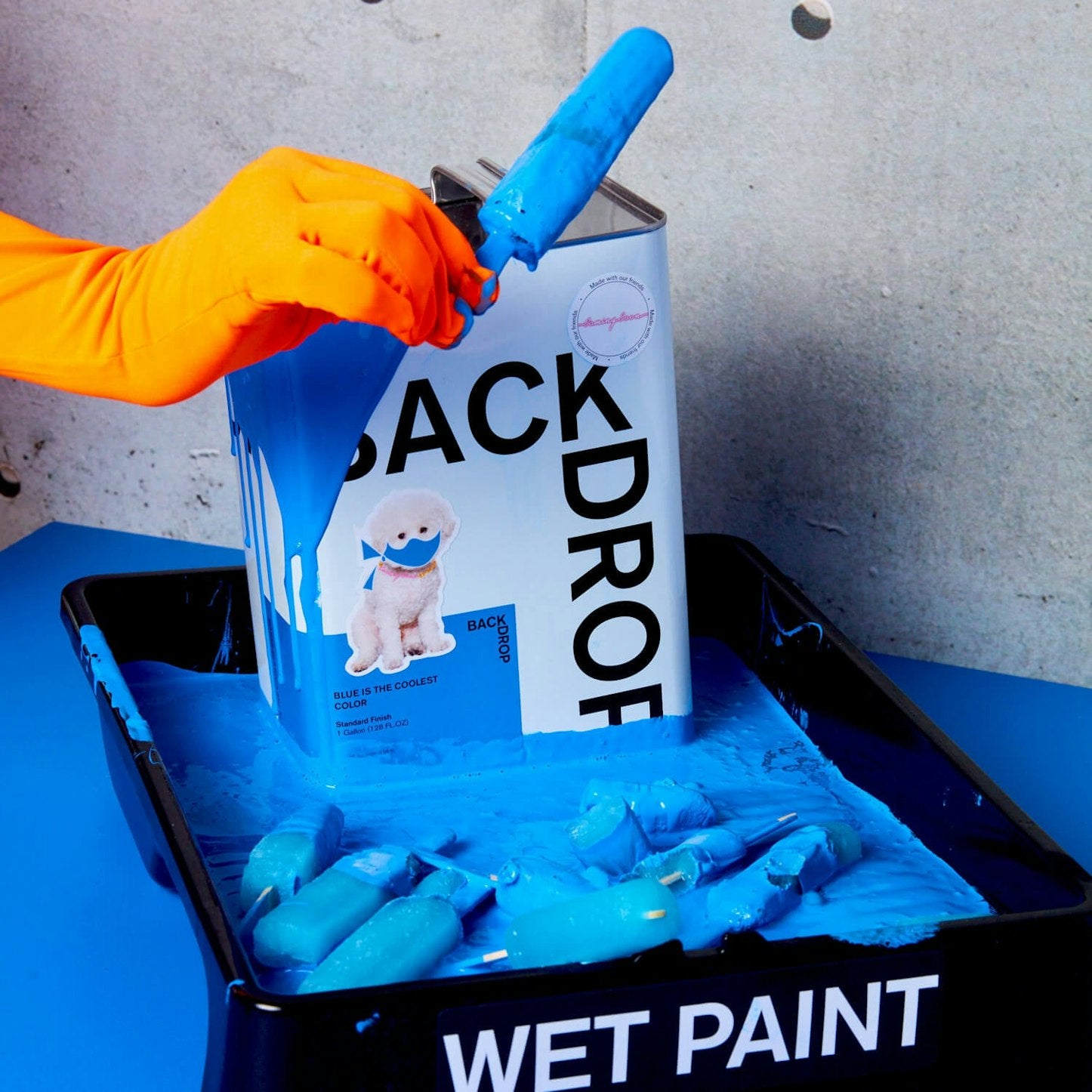 Backdrop Paint - Blue Is The Coolest Color