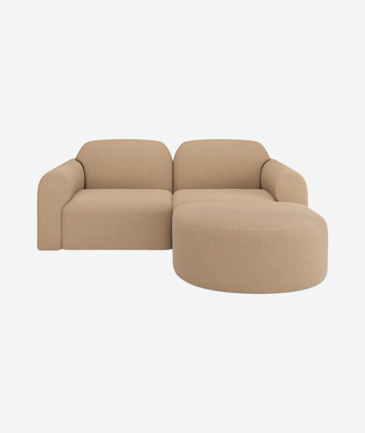 Bulky 3-PC Modular Sofa w/Footstool - More Options