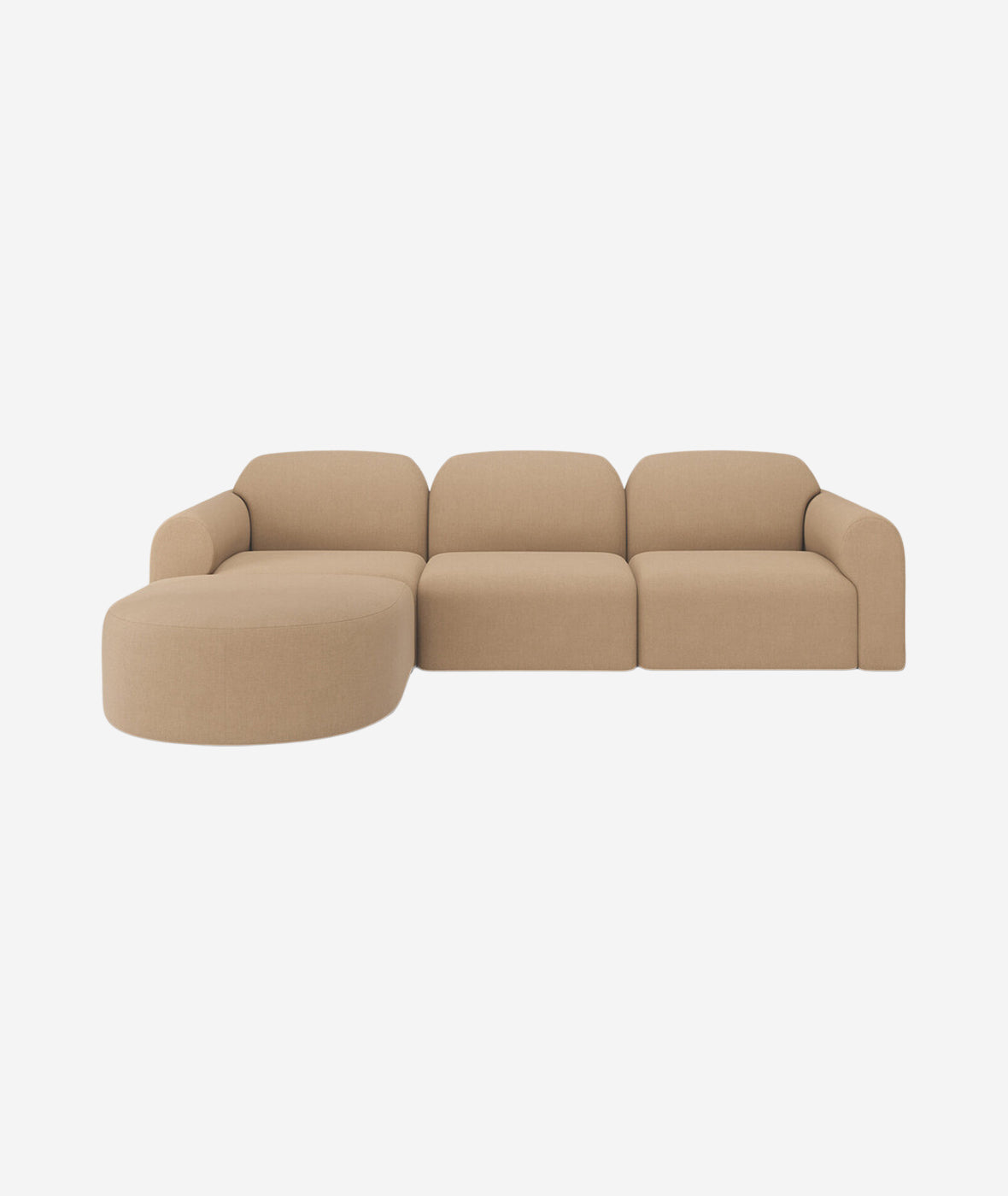 Bulky 4-PC Modular Sofa w/Footstool - More Options