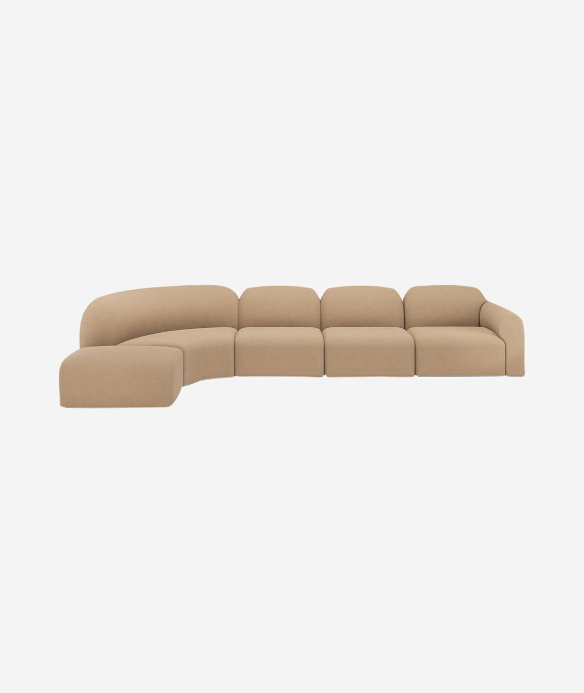 Bulky 5-PC Modular Sofa w/Footstool - More Options