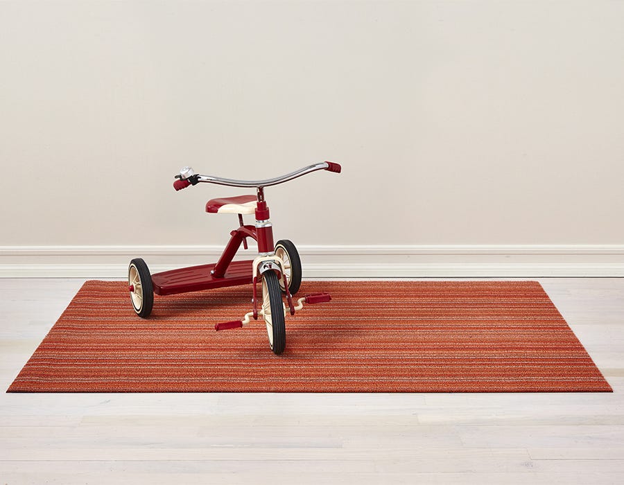 Skinny Stripe Shag Floormat - More Options