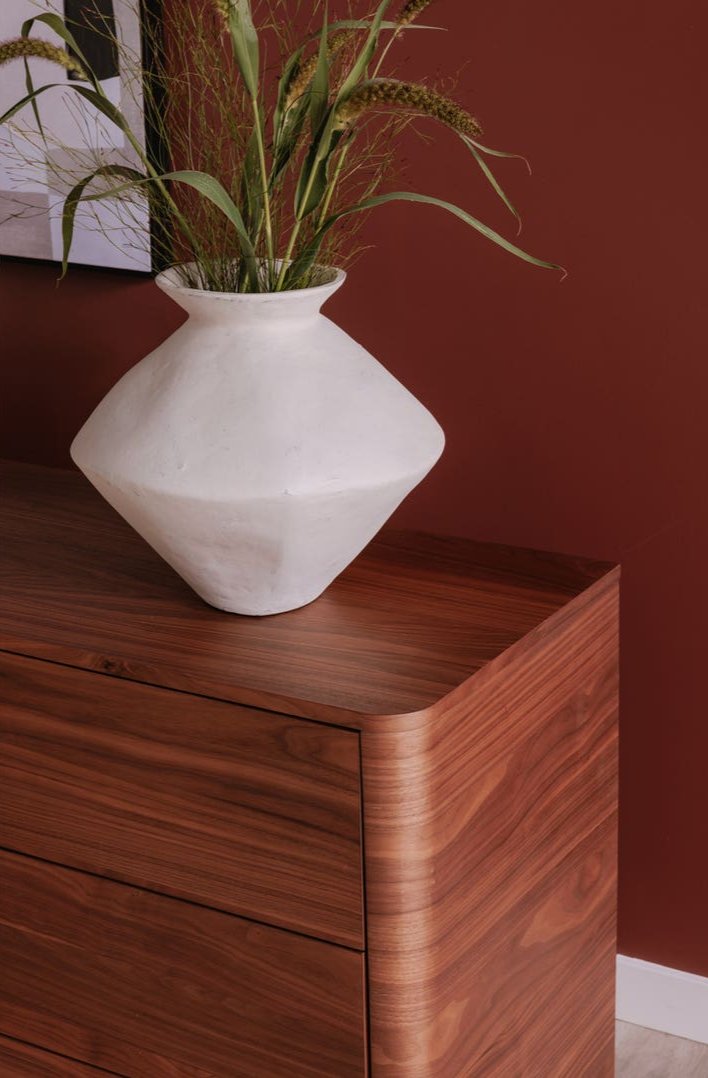 Round Off Dresser - Walnut Round Off Dresser - Walnut