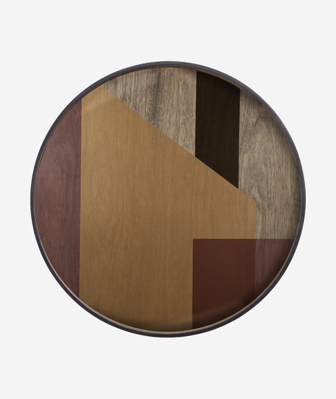 Circle Angle Glass Tray