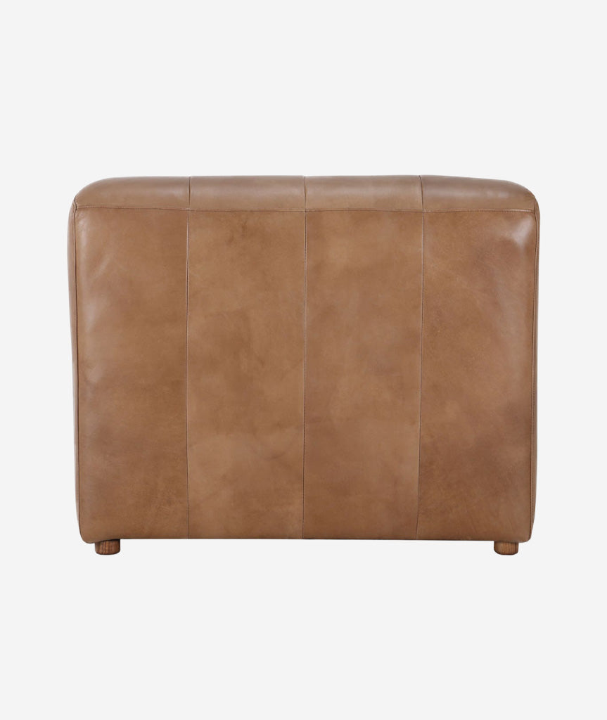 Ramsay Leather Slipper Chair - Tan