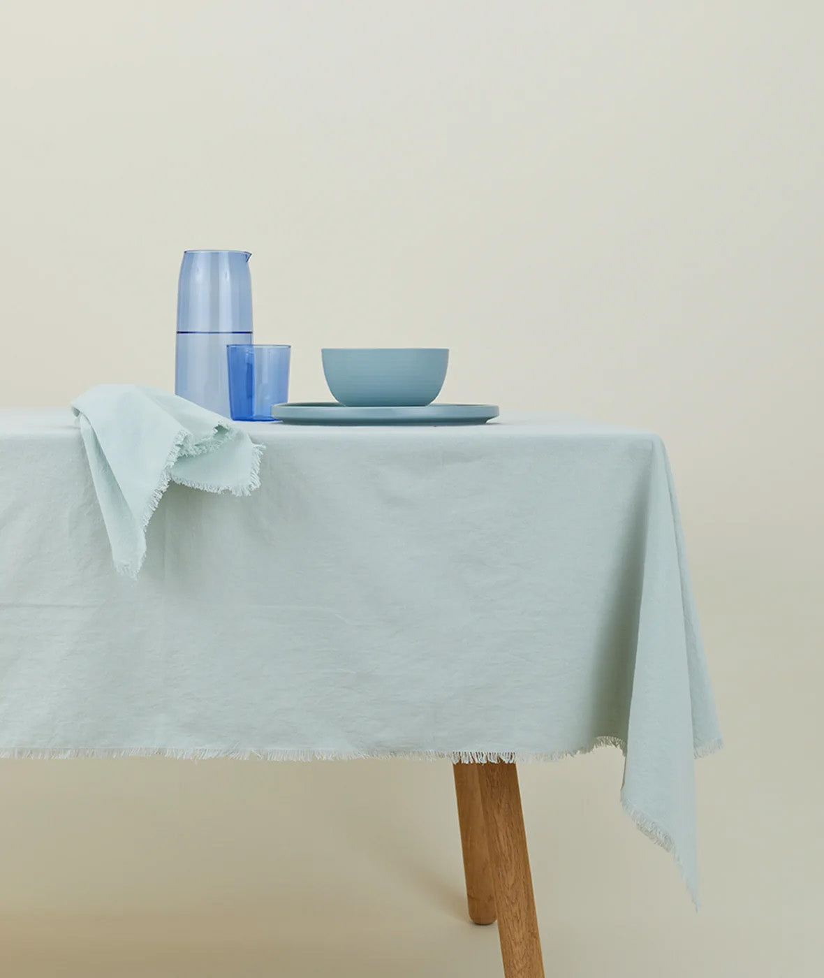 Essential Cotton Tablecloth - Sky