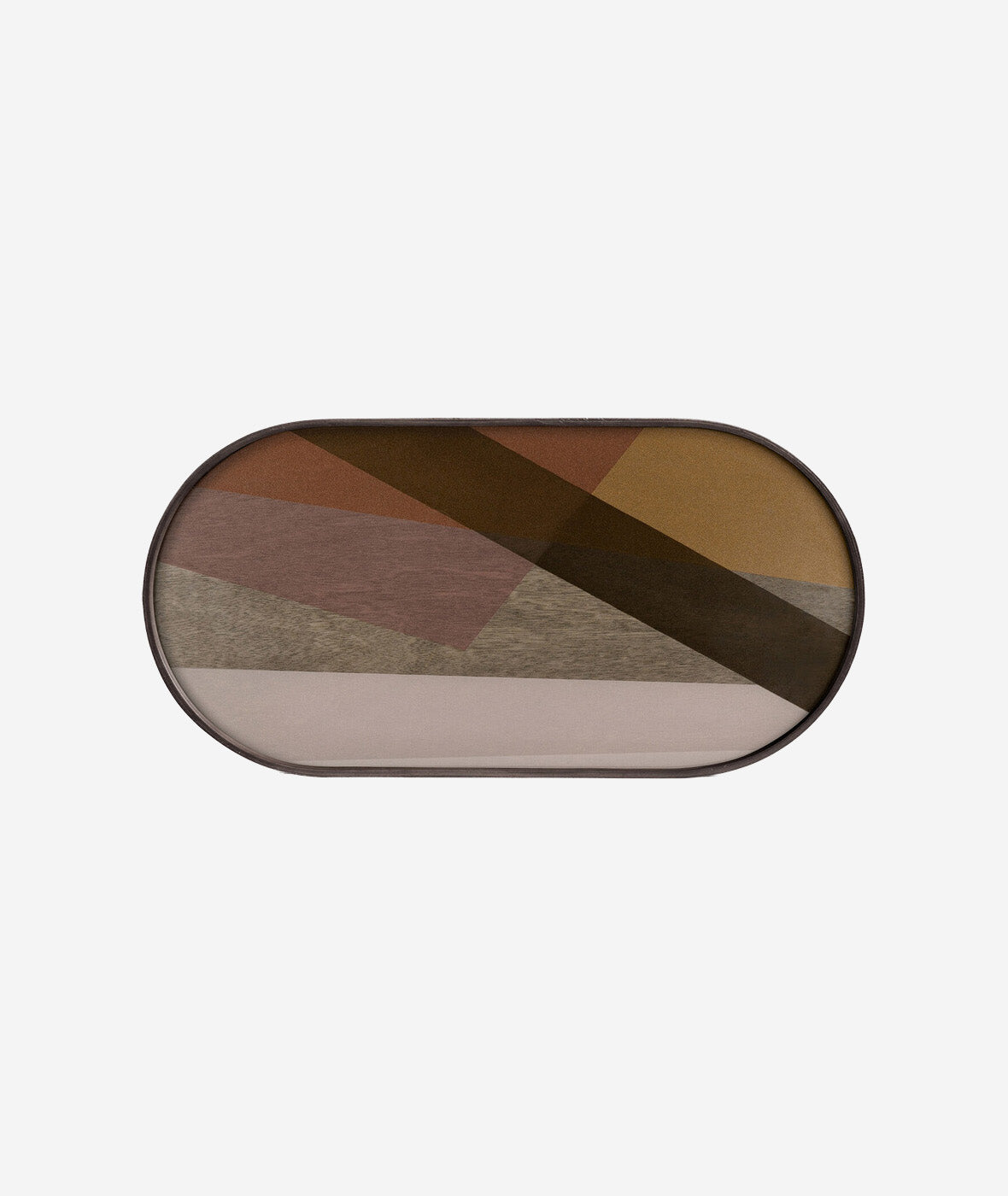 Oblong Angle Glass Tray