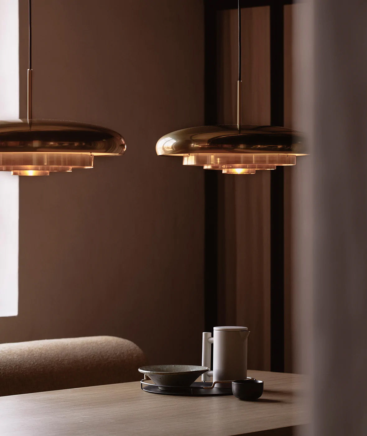 Resonant Pendant Light - Brass