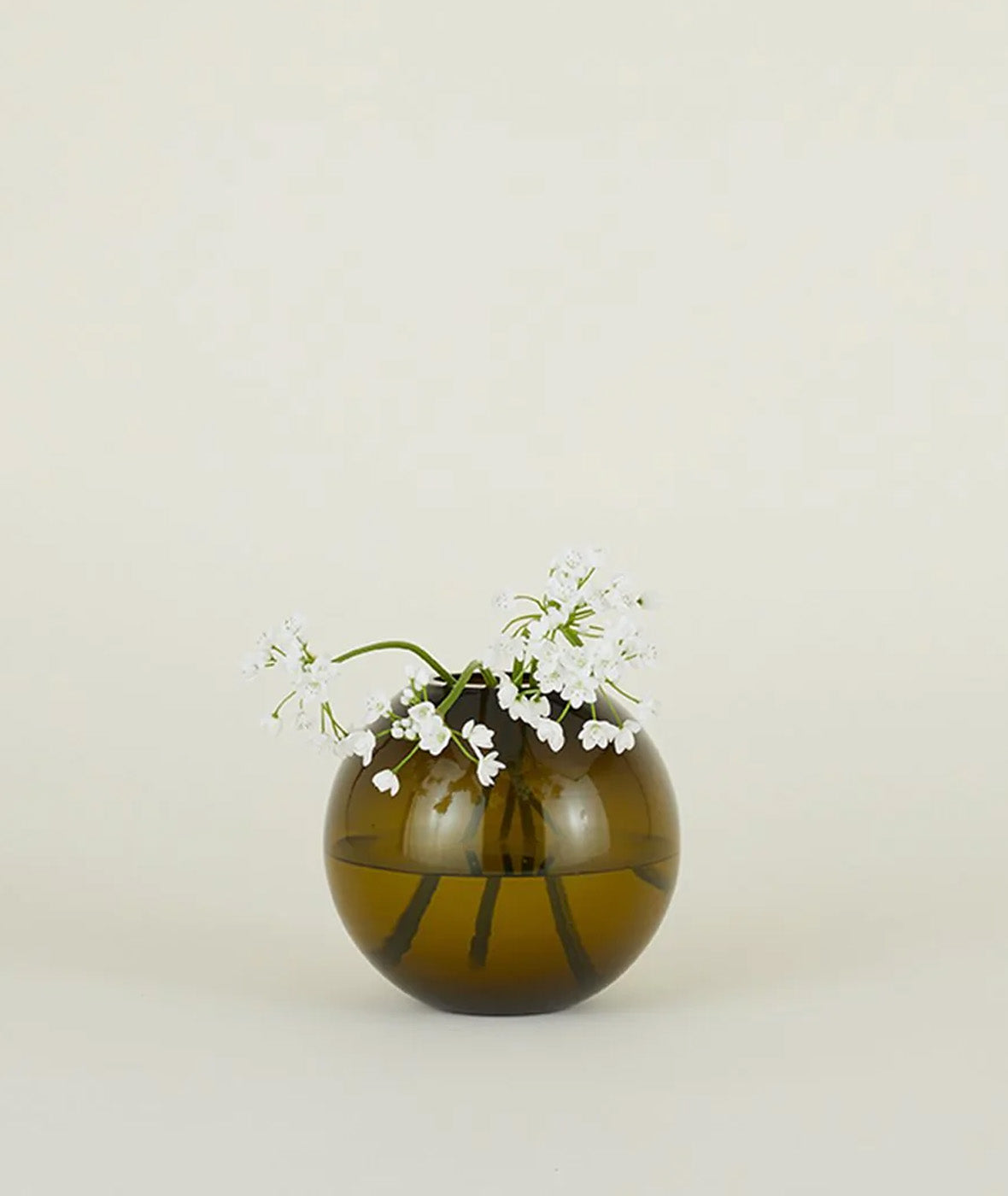 Aurora Sphere Vase - Olive