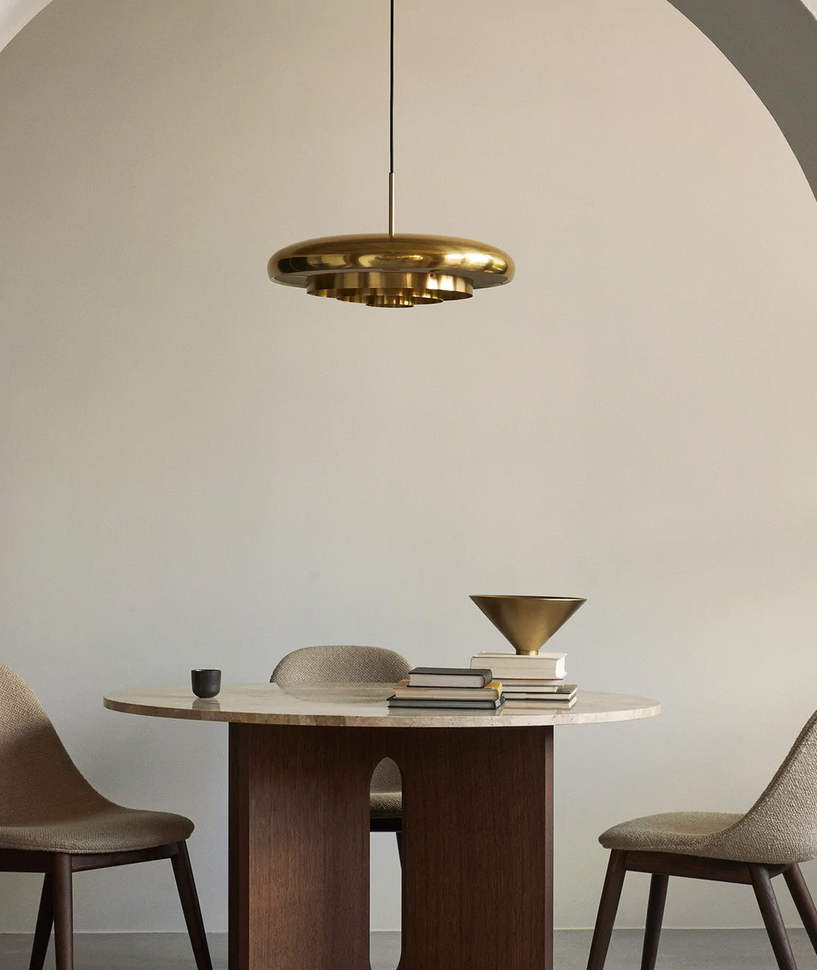 Resonant Pendant Light - Brass