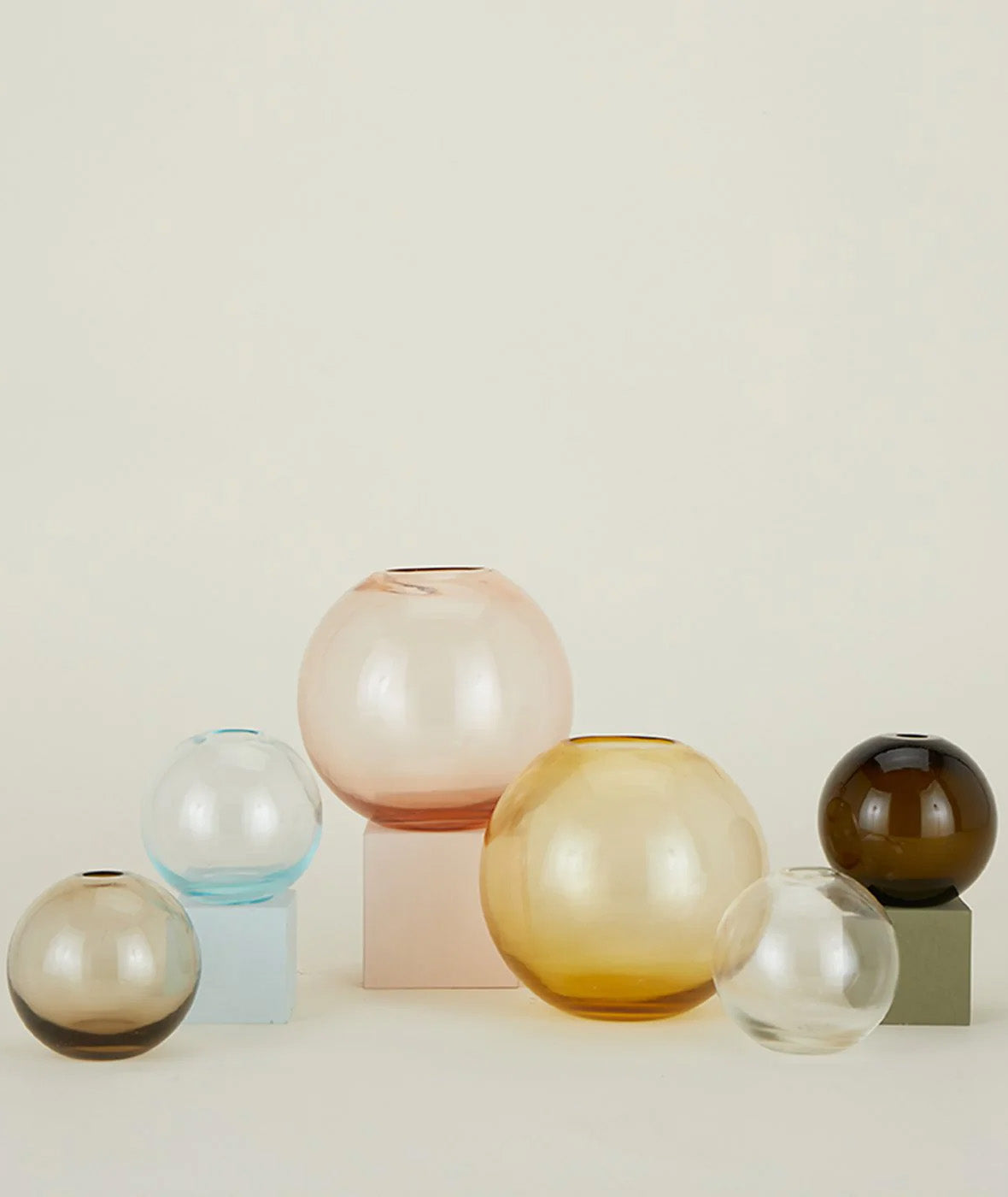 Aurora Sphere Vase - Olive